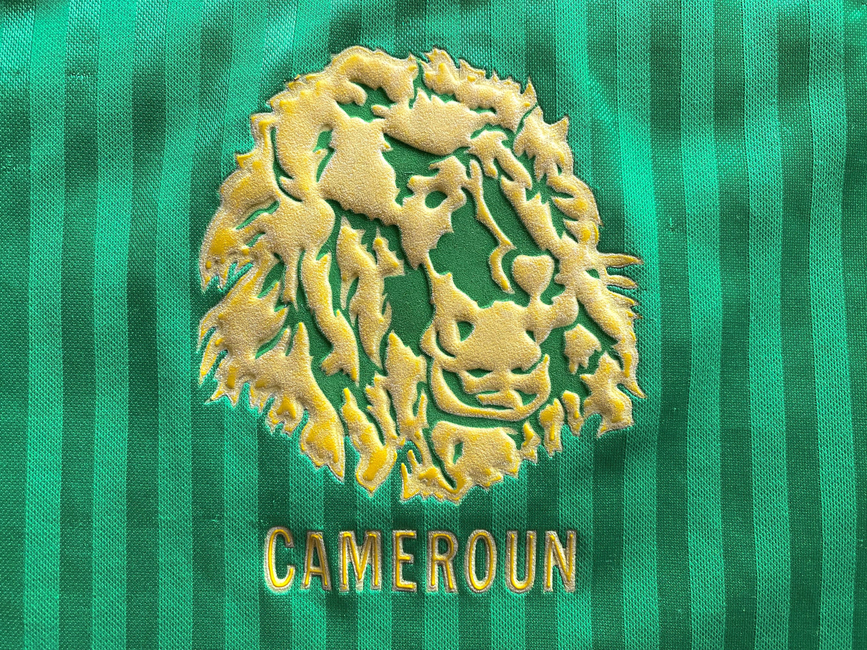 Adidas Cameroon Home Jersey 1990 - 1992 World Cup Italia 90 Size US L / EU 52-54 / 3 - 6 Thumbnail