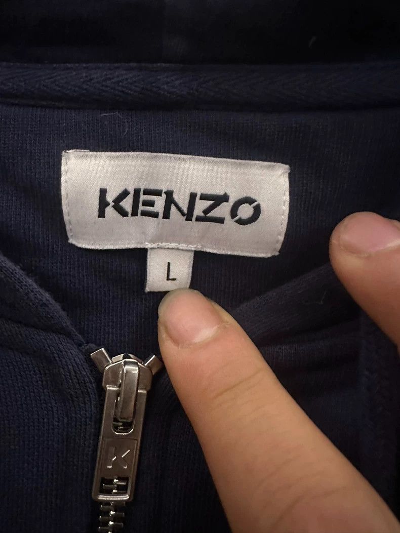 Kenzo KENZO Tiger head hoodie sweater coat Size L / US 10 / IT 46 - 2 Thumbnail