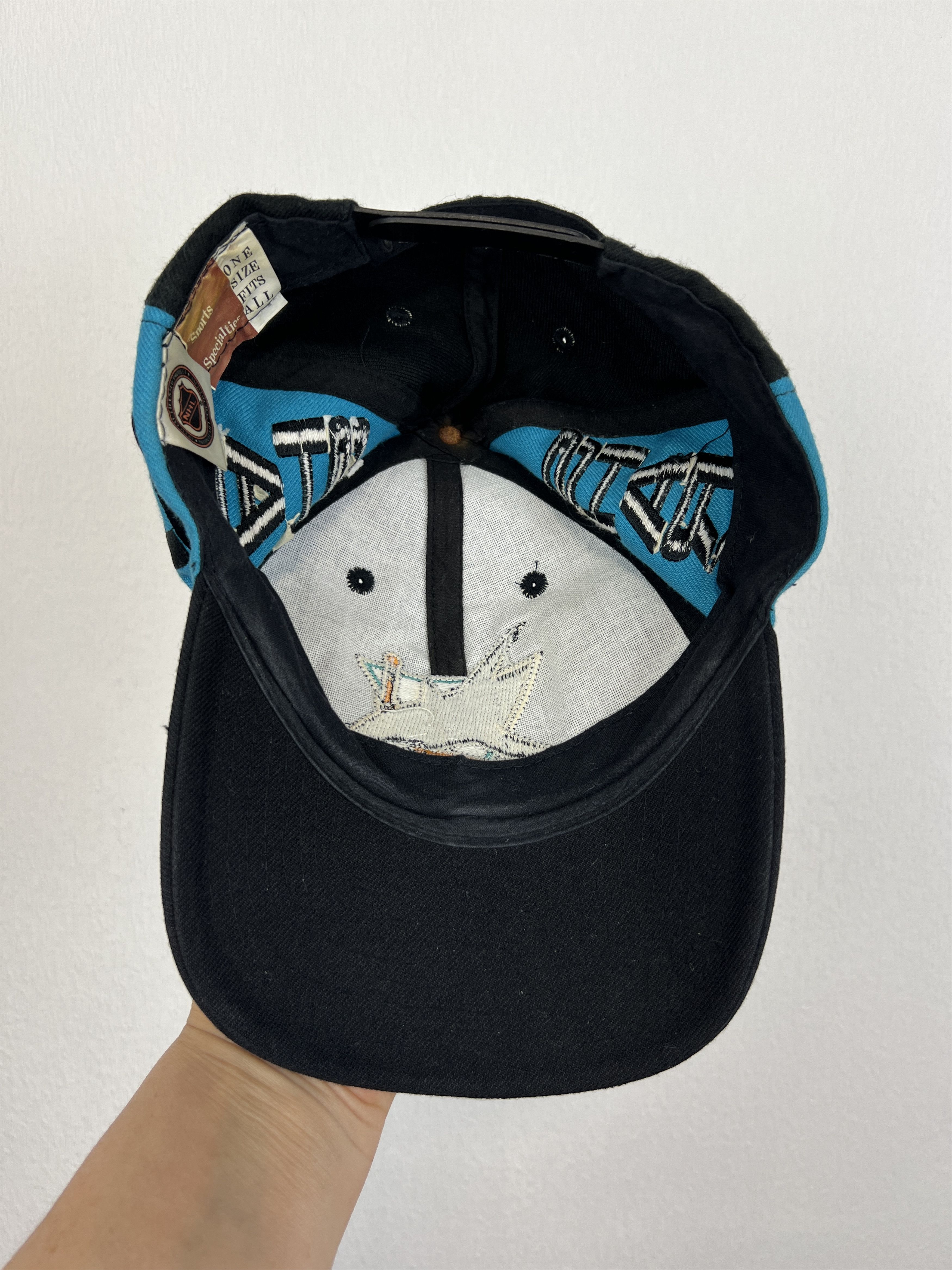 Vintage Vintage 90's San Jose Sharks NHL Cap Hat Snapback Ice Hockey Size ONE SIZE - 8 Thumbnail