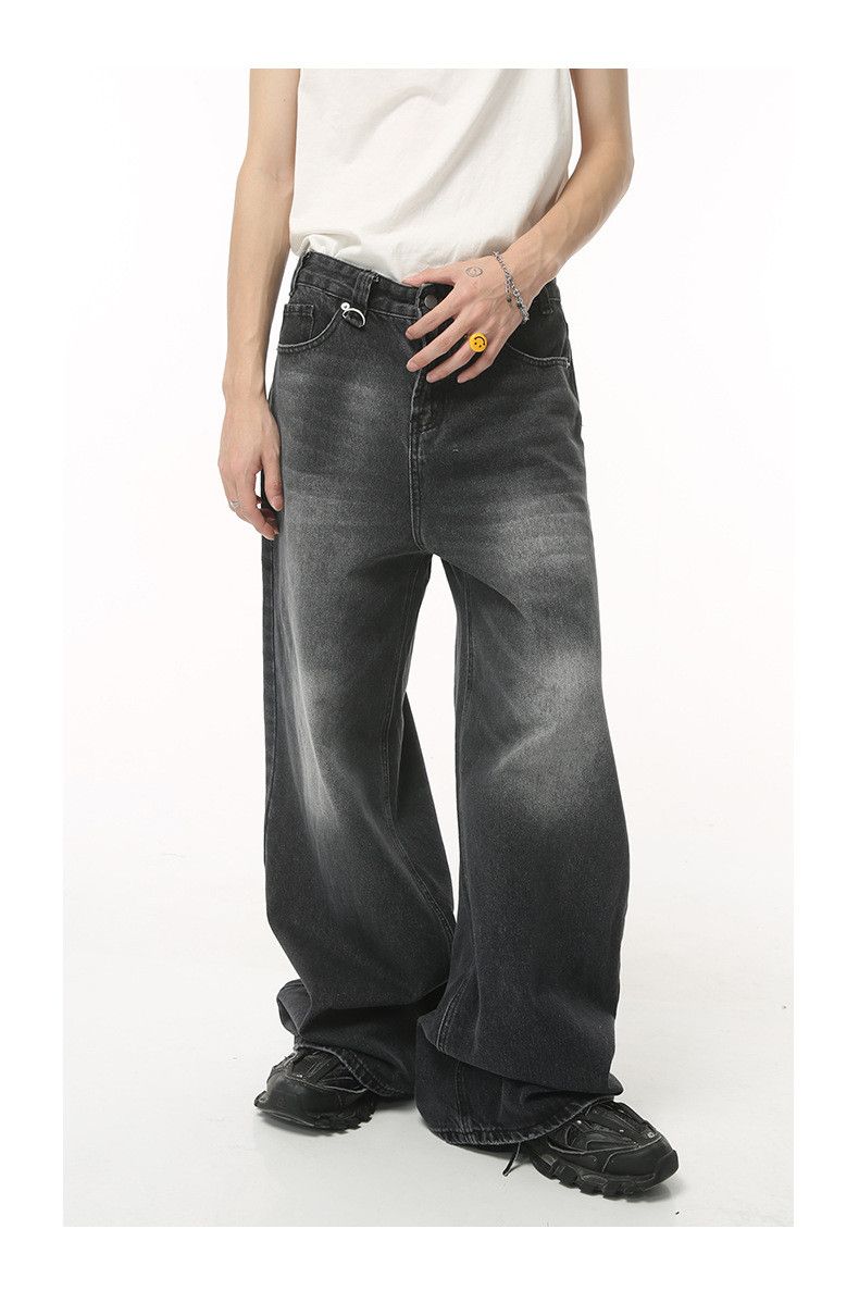 Japanese Brand × Jean Vintage wide-leg loose washed jeans Size US 32 / EU 48 - 1 Thumbnail