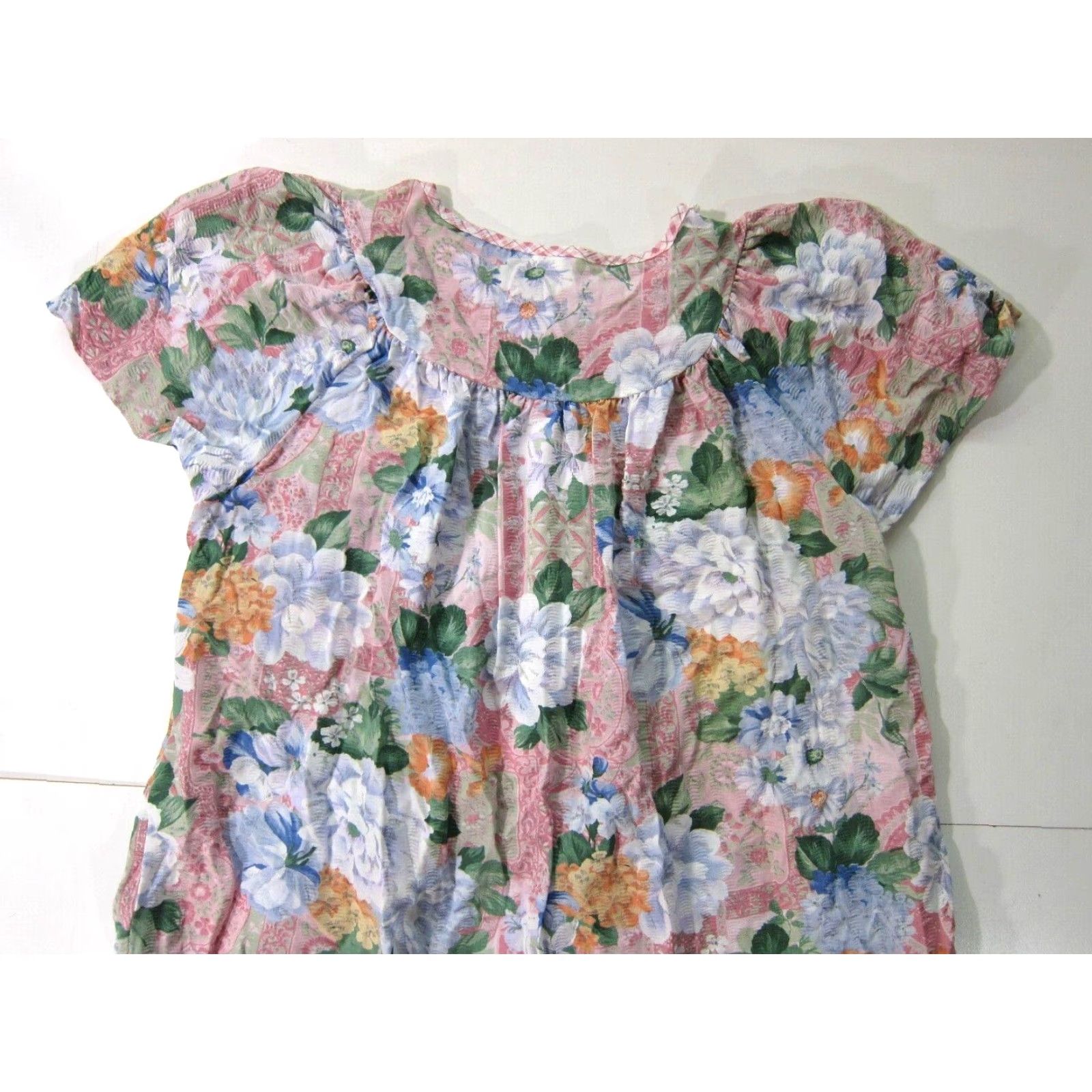 Ariat Aria Nightgown Floral Cotton Pink 1X Women Zip Pocket Dress Robe Gown Color Pink Floral Cotton Nightgown Zip Pocket Women 1X Size XL / US 12-14 / IT 48-50 - 5 Thumbnail