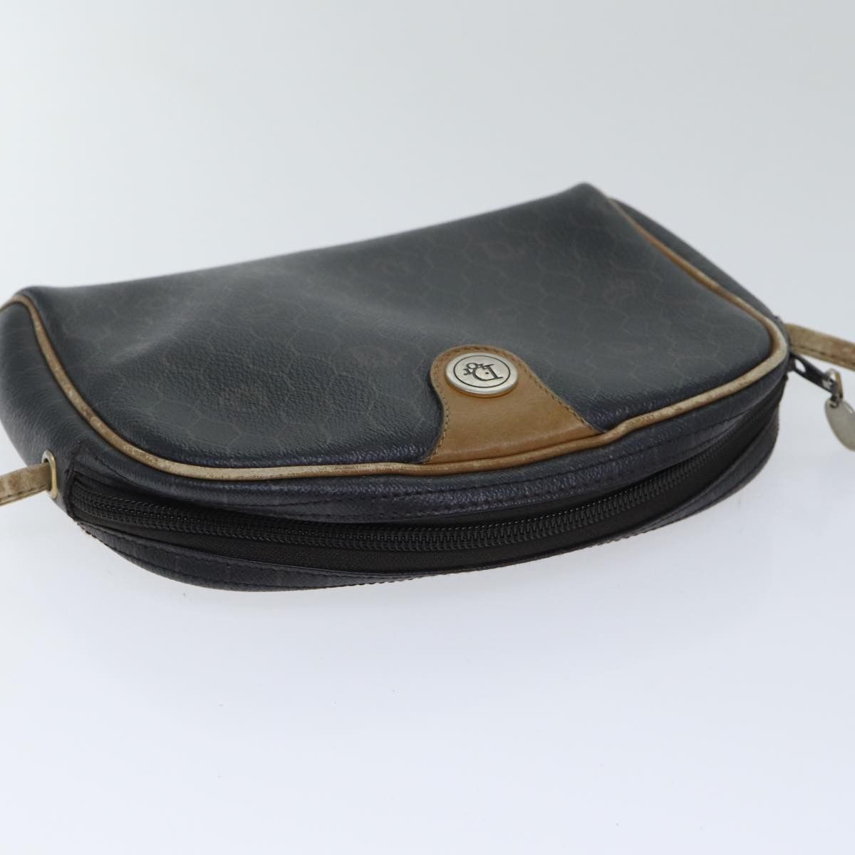 Dior DIOR Honeycomb Canvas Shoulder Bag Pvc Leather Black Size ONE SIZE - 6 Thumbnail