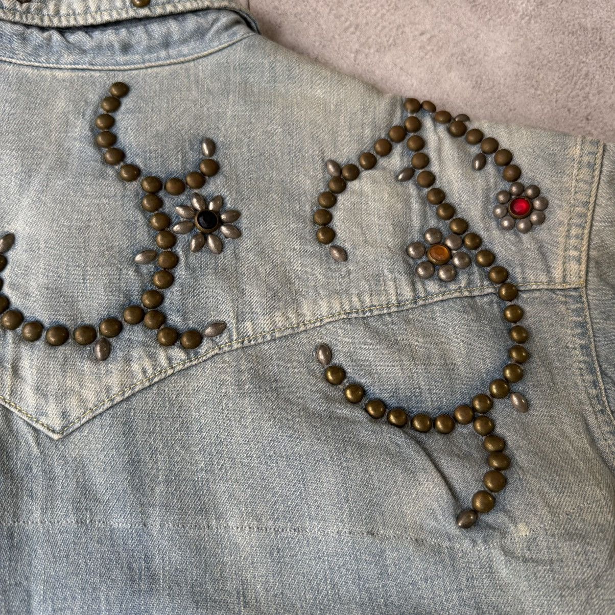 Kapital × Kapital Kountry Kapital Kountry Studed Denim Shirts Size US L / EU 52-54 / 3 - 5 Thumbnail