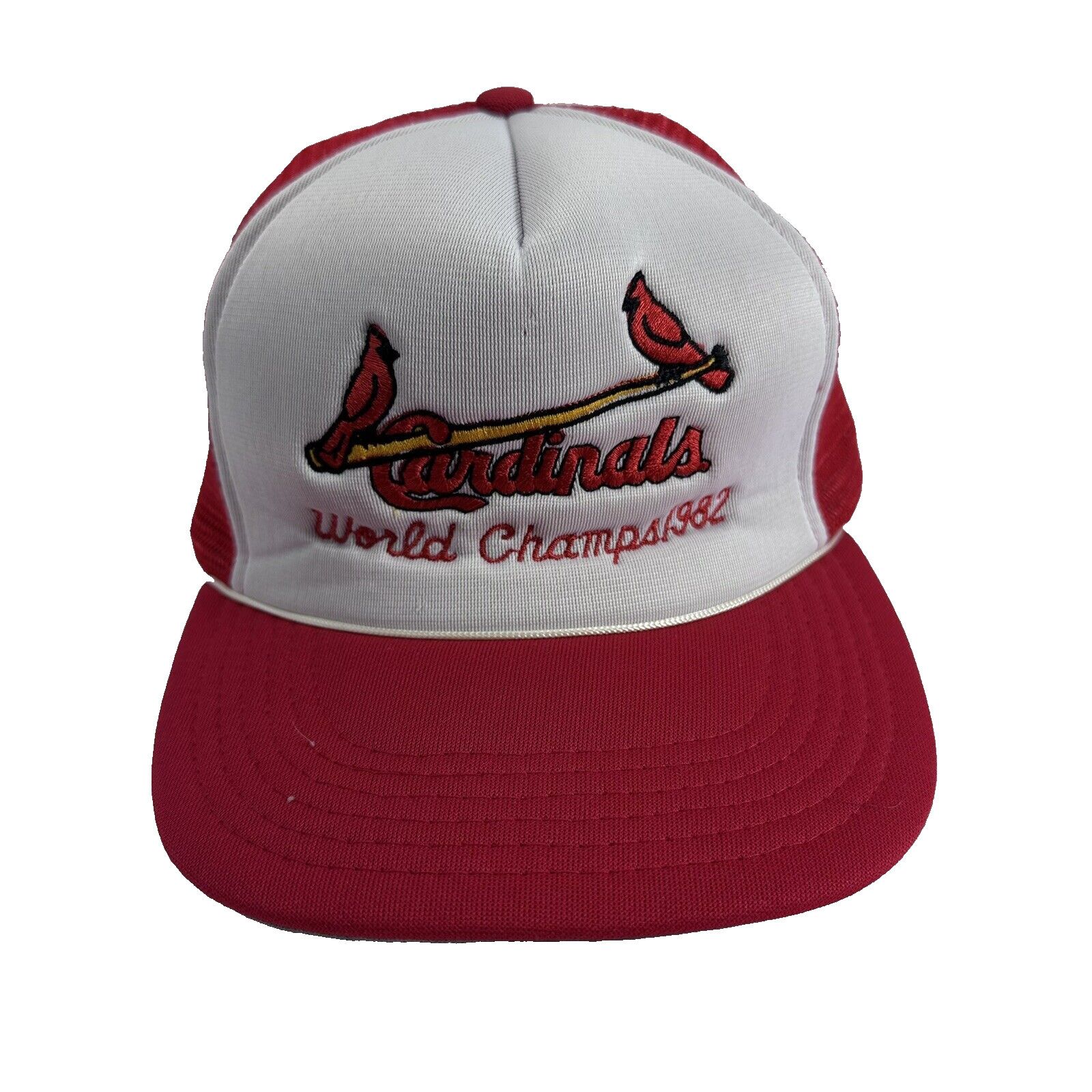 1982 St. Louis Cards World Champs SnapBack Trucker Hat Cap