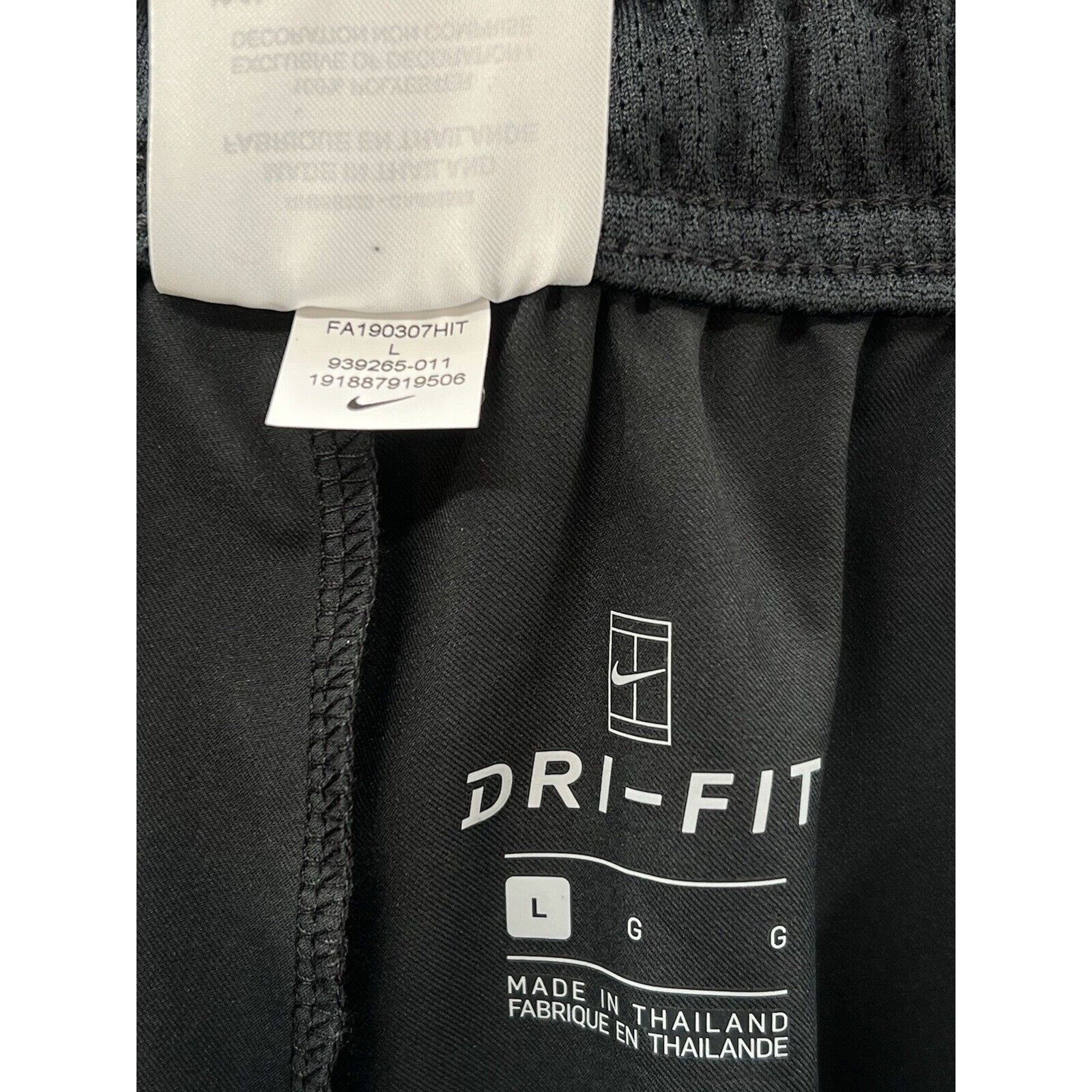 Nike Nike Nikecourt 9” Dry Tennis Shorts Black Large 939265-011 Size US 34 / EU 50 - 3 Thumbnail