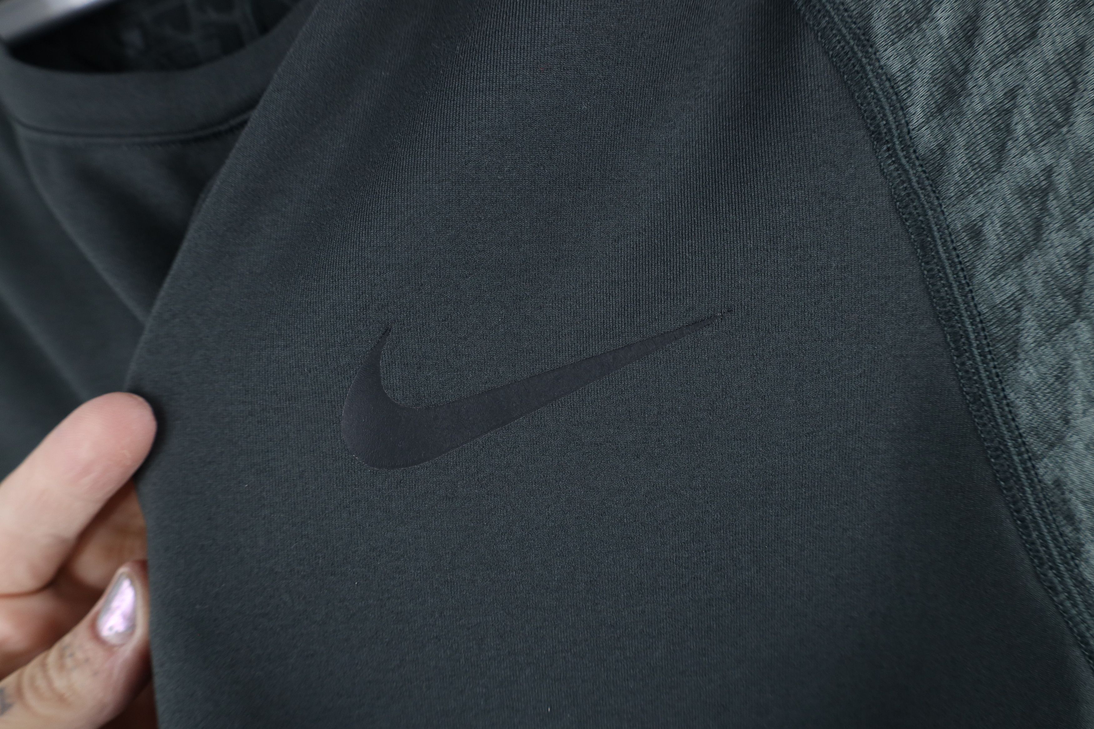 Nike × Vintage Nike Pro Fleece Lined Thermal Training Long Sleeve T-Shirt Size US L / EU 52-54 / 3 - 4 Thumbnail