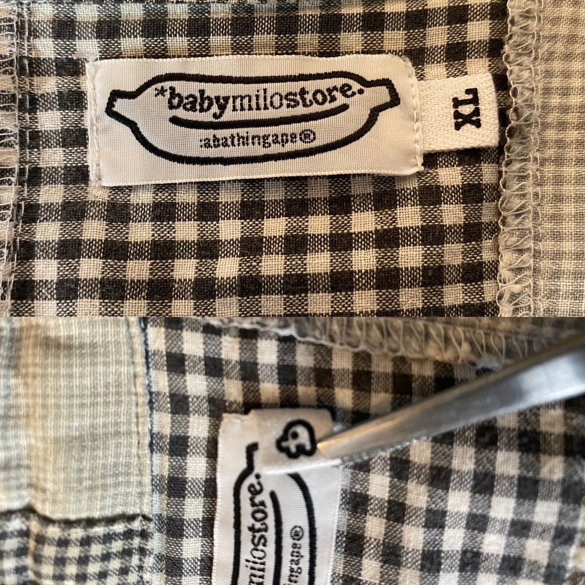 Bape A Bathing Ape (Bape) x Baby Milo Store Black Patch Knit XL Size US XL / EU 56 / 4 - 11 Thumbnail