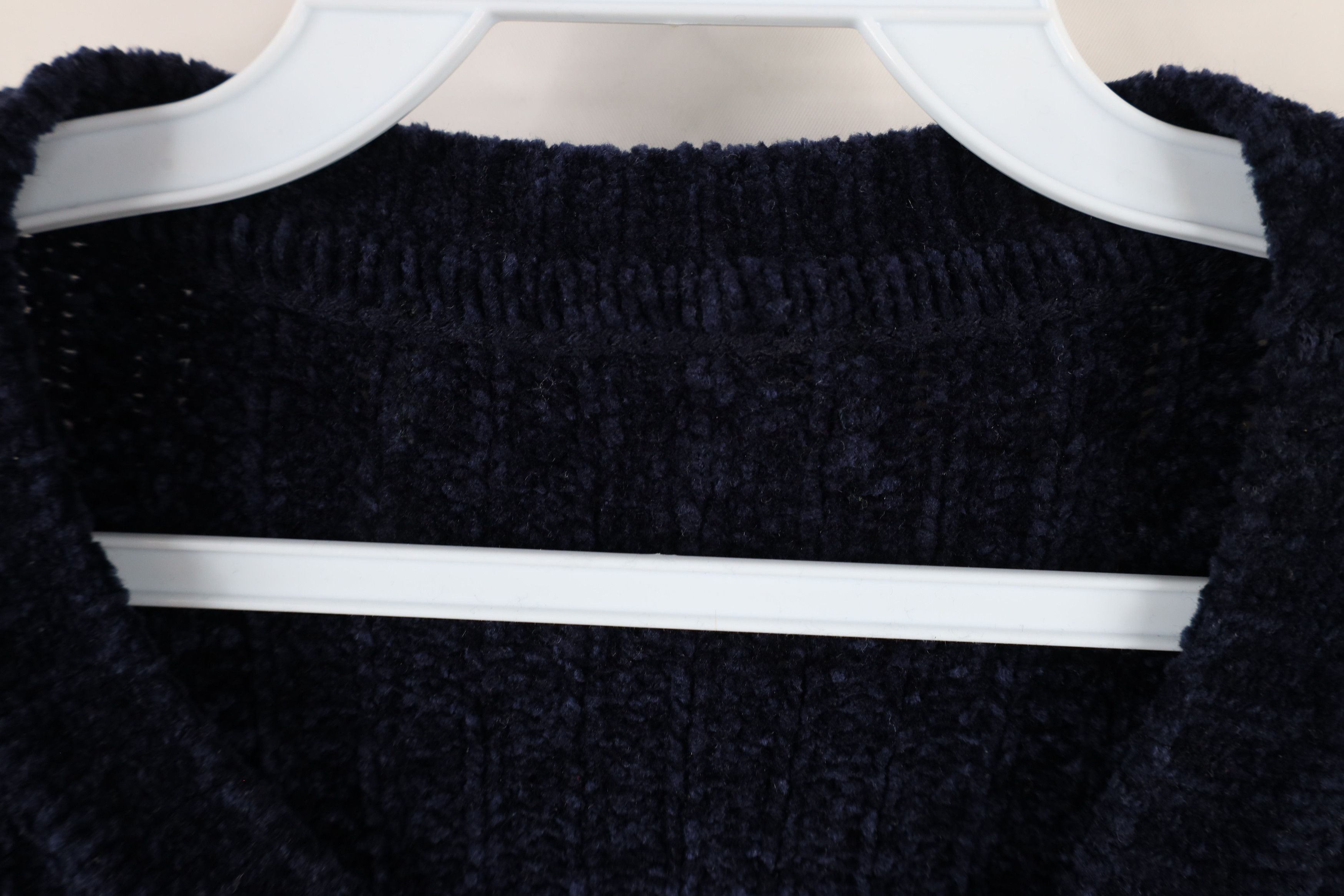 Vintage Vintage 90s Streetwear Block Ribbed Fleece Knit Sweater Size US XL / EU 56 / 4 - 5 Thumbnail