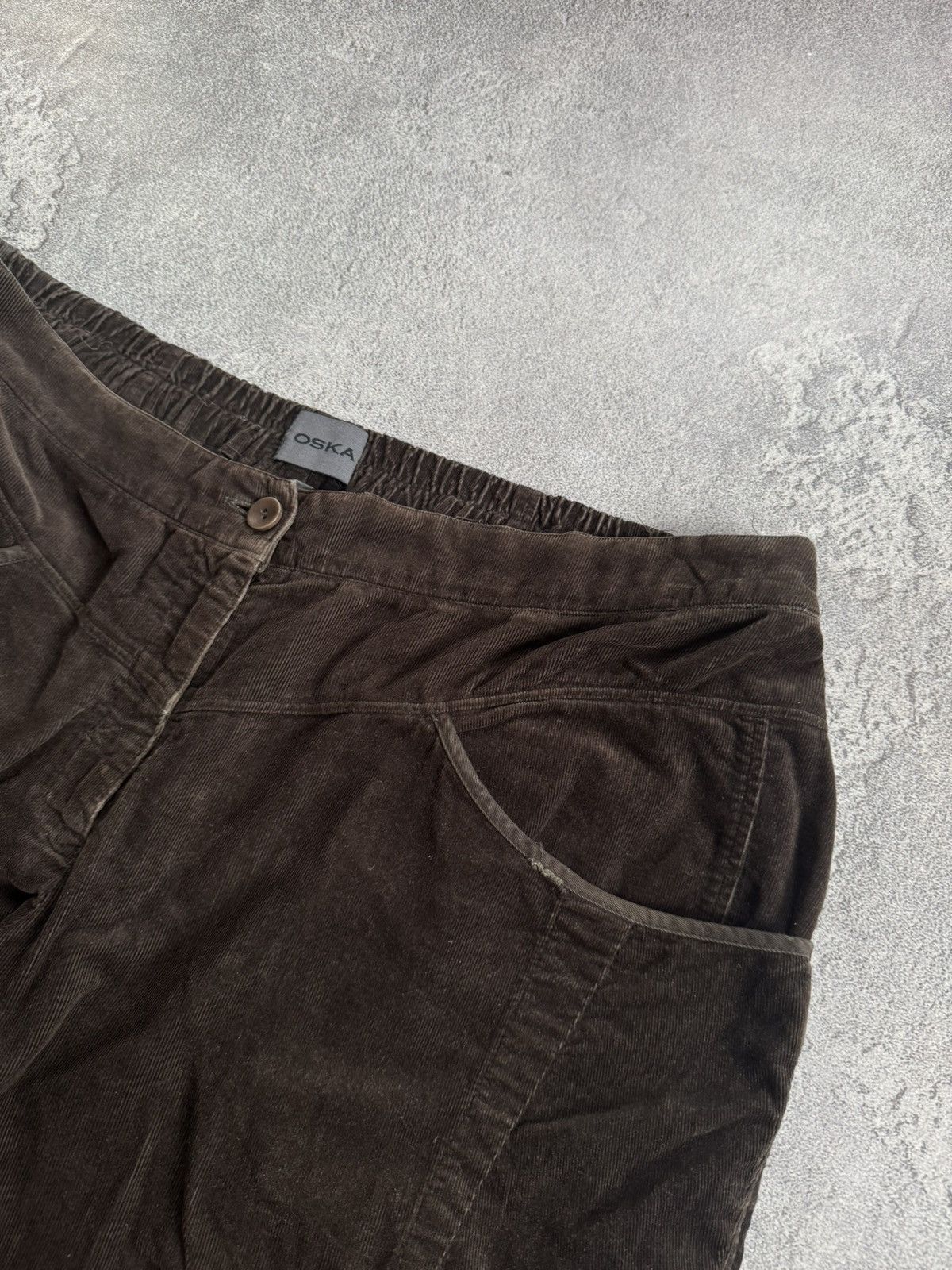 OSKA OSKA 4/size brown corduroy velvet baggy pants trousers chino Size 28" / US 6 / IT 42 - 4 Thumbnail