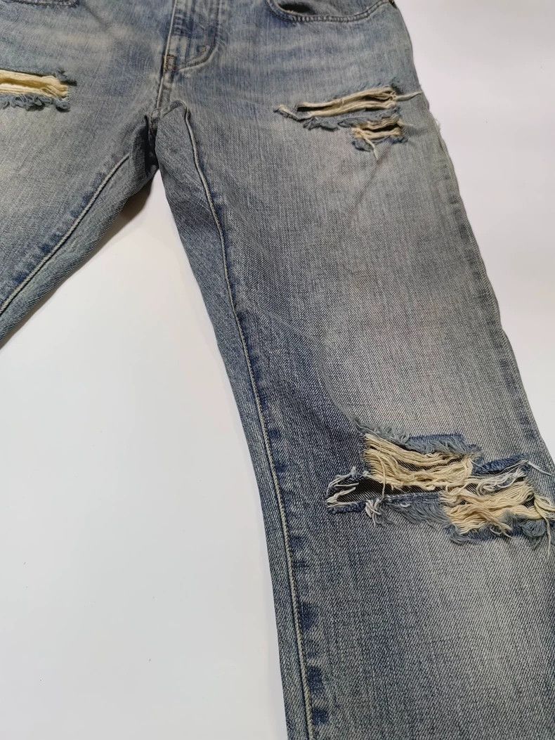 Saint Laurent Paris Saint Laurent Paris 16ssD10 knife cuts and damages jeans-25 Size US 30 / EU 46 - 8 Thumbnail