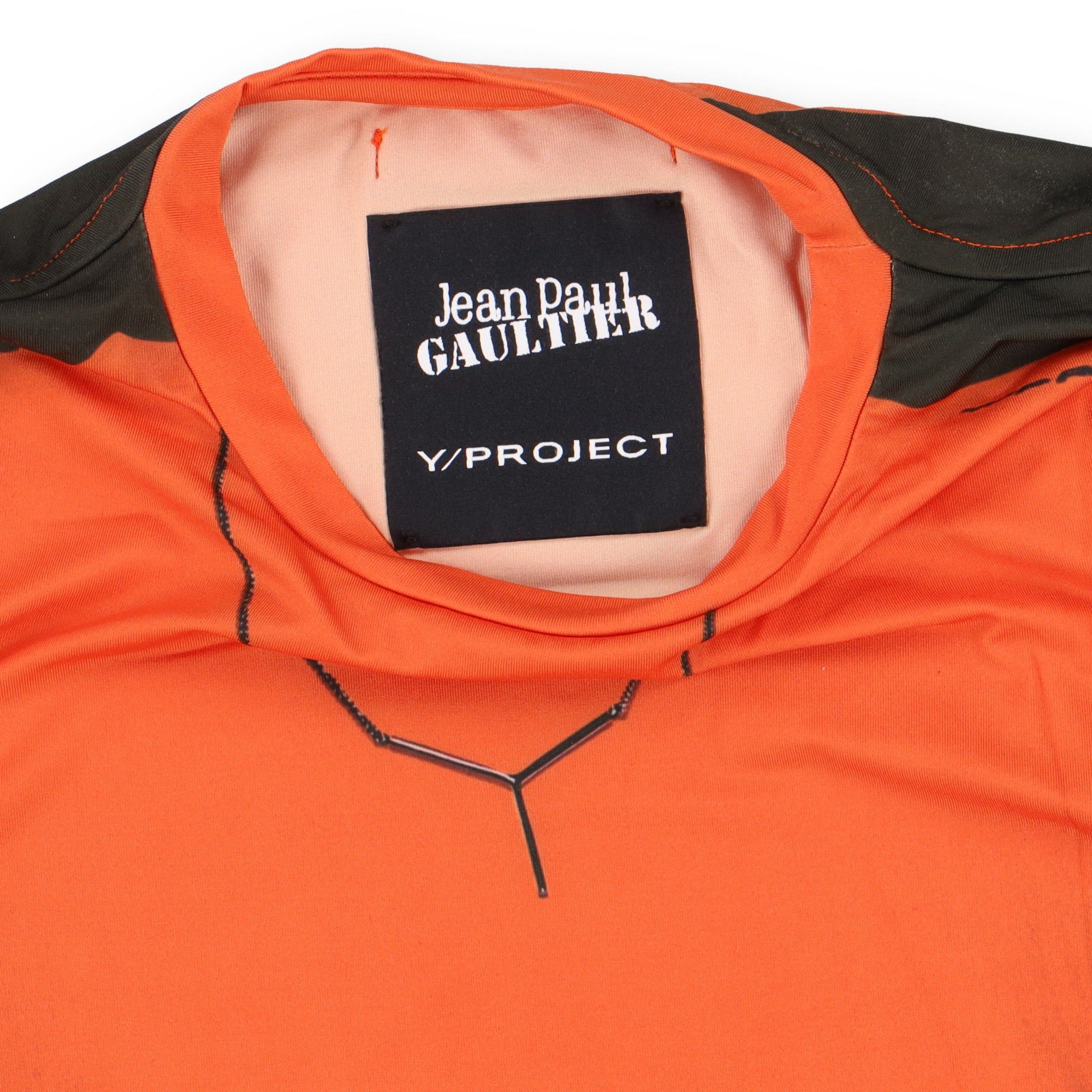 Jean Paul Gaultier × Y/Project Orange Pink Trompe L'oeil Maxi Dress Size XS / US 0-2 / IT 36-38 - 6 Thumbnail