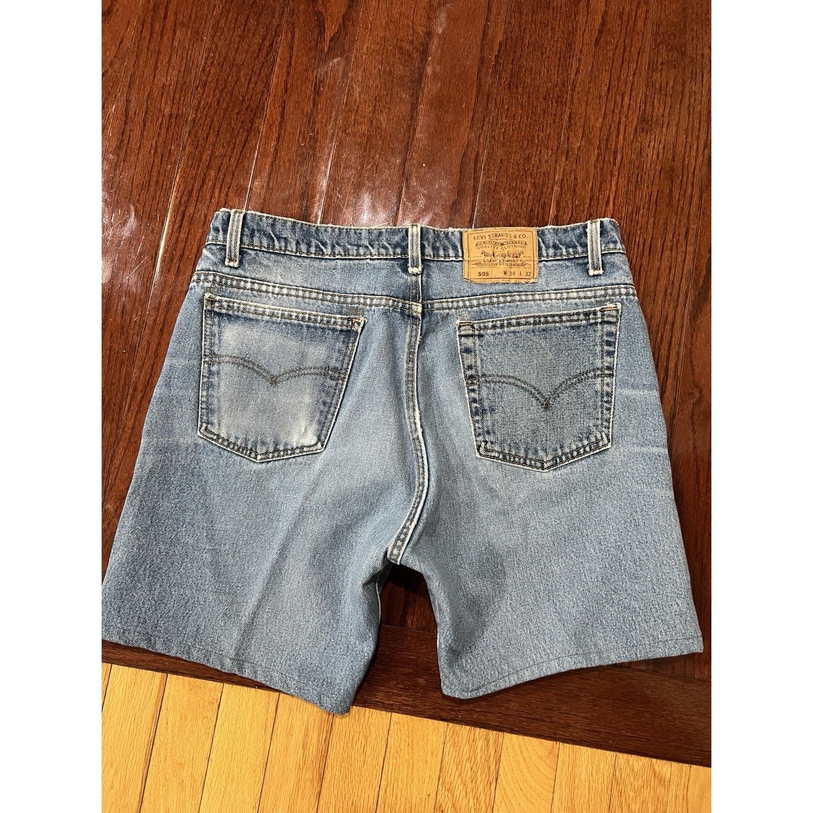 Levi's Vintage Levis Cut Off Shorts 38 Blue Jorts Denim Jeans 505 Size US 38 / EU 54 - 2 Thumbnail