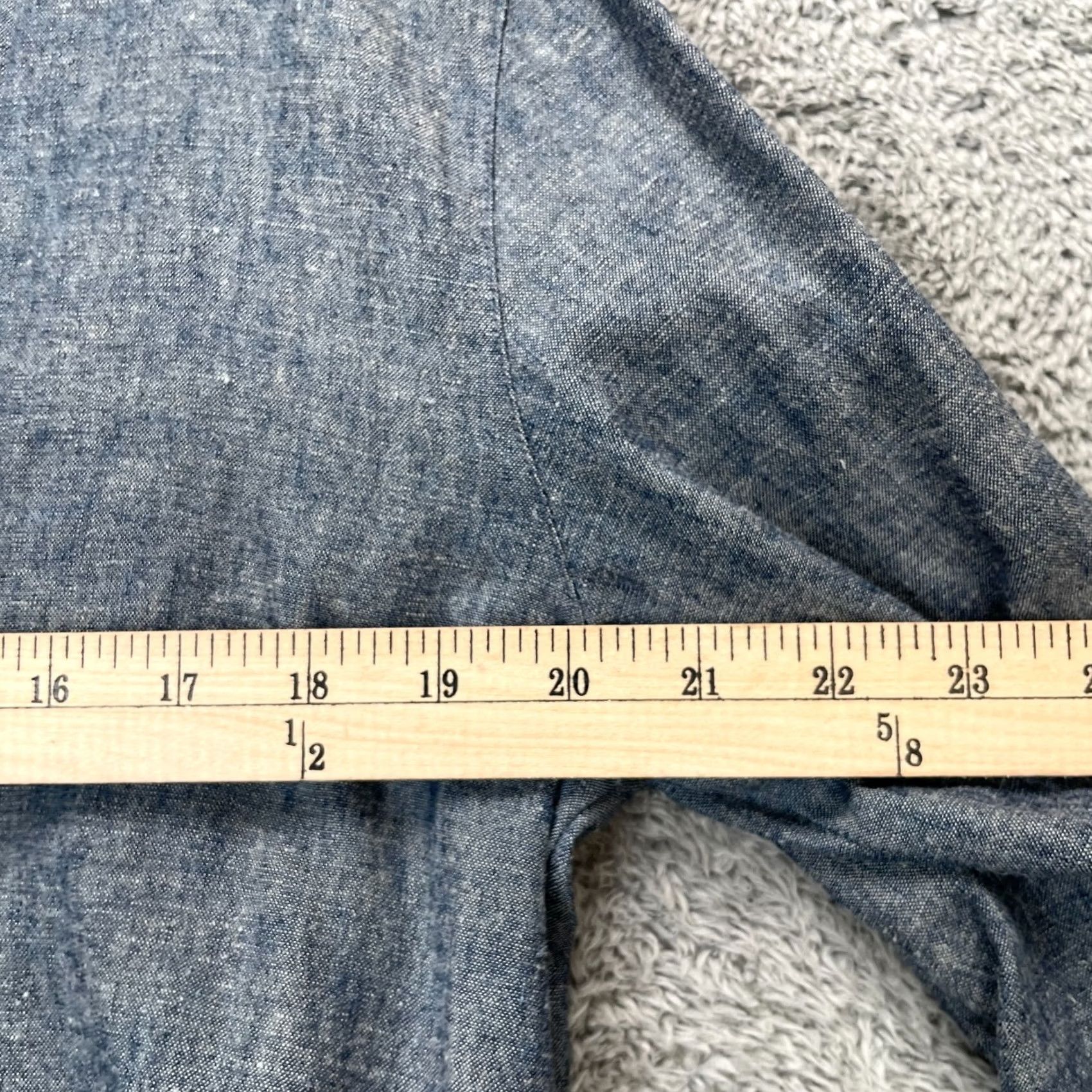 Vintage Caslon Jacket Womens Medium Gray Linen Coat Hooded Full Zip Light Casual Breath Size M / US 6-8 / IT 42-44 - 8 Thumbnail