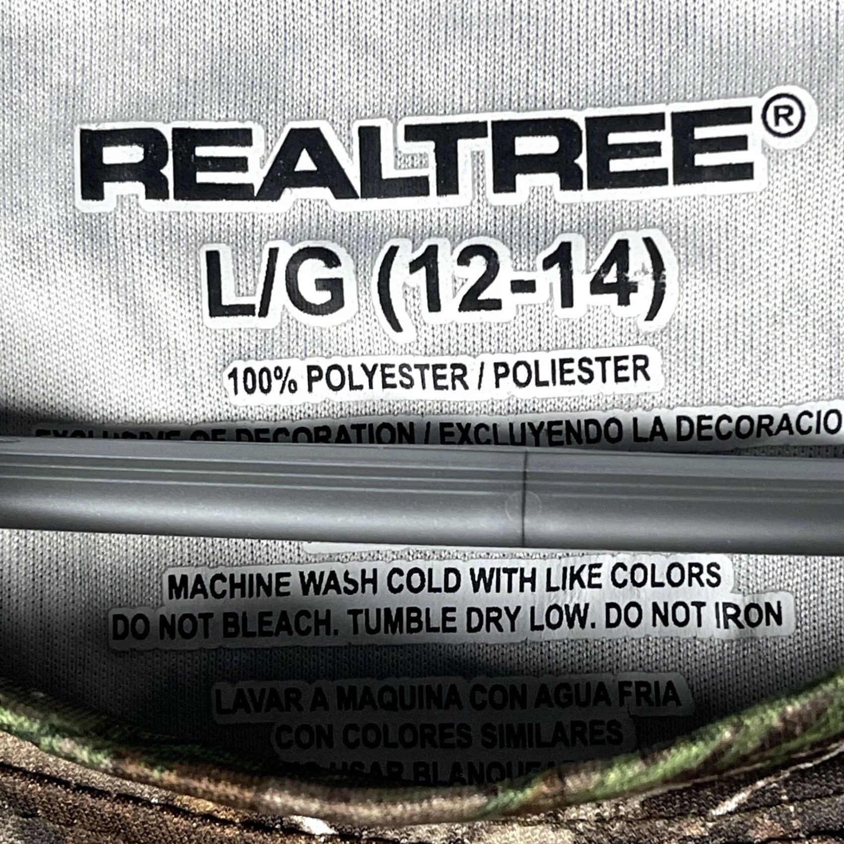 Realtree Realtree Shirt Womens Large 12-14 Camouflage Camo Long Sleeve Outdoor Hunting Size L / US 10 / IT 46 - 4 Thumbnail