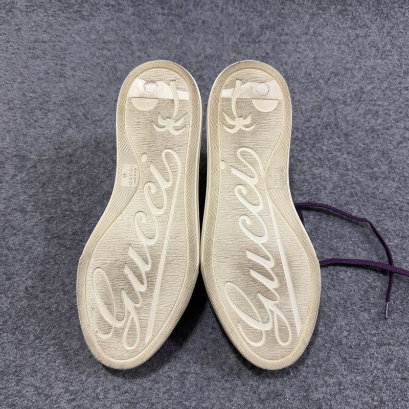 Gucci Gucci Purple Print Sneakers -2508 Size US 5.5 / EU 38 - 4 Thumbnail