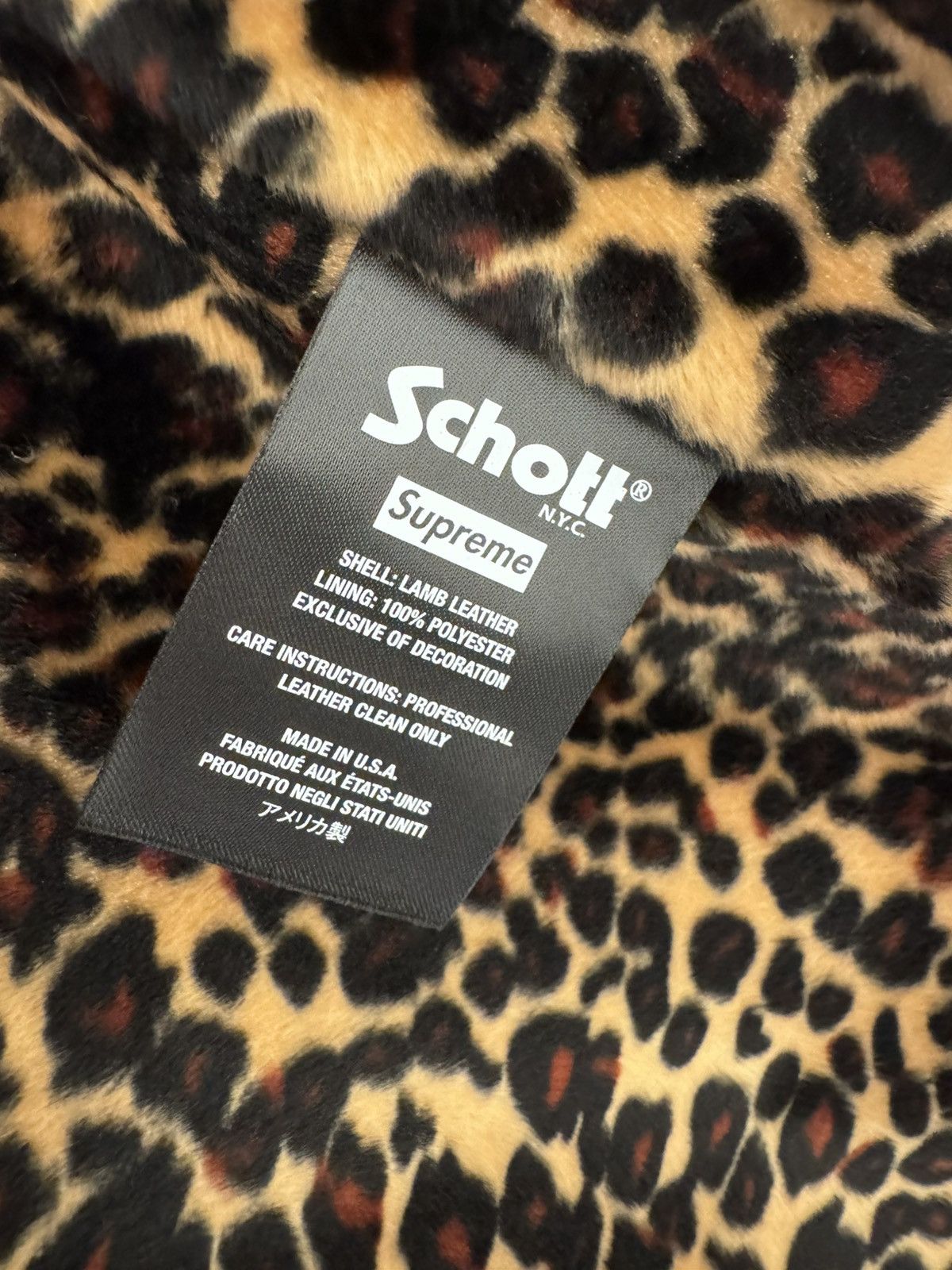 Schott × Supreme Supreme x Schott Leather Carcoat Size US L / EU 52-54 / 3 - 3 Thumbnail