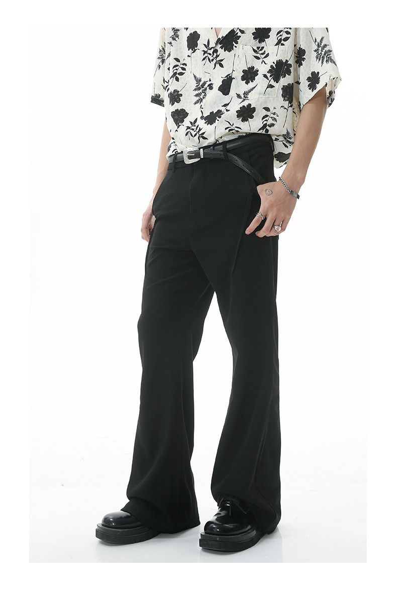 Japanese Brand Japanese retro high waist loose flared casual trousers Size US 32 / EU 48 - 2 Thumbnail