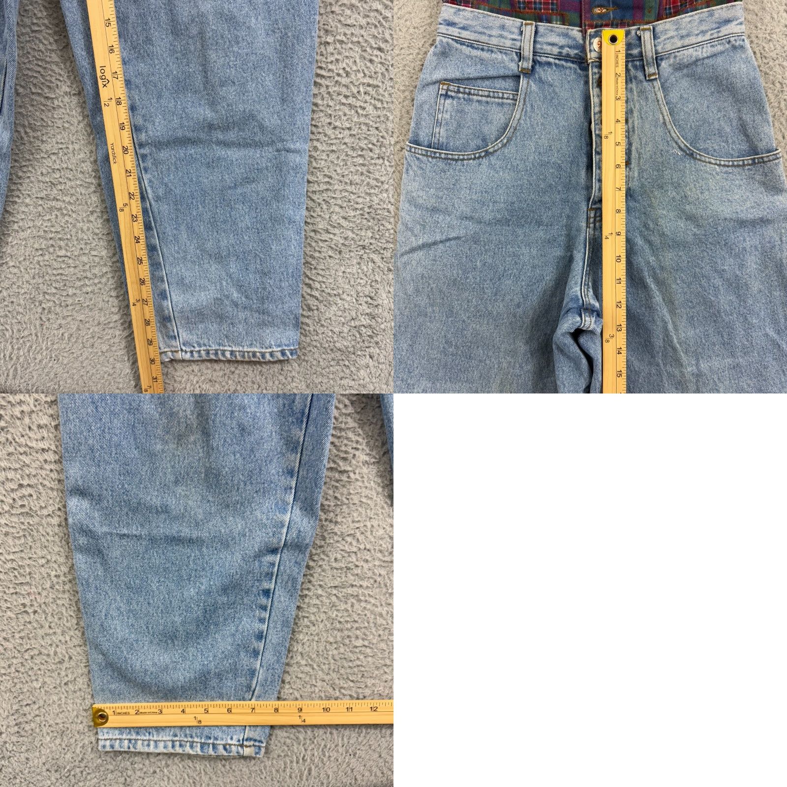 Vintage VINTAGE Zana Di Jeans Womens 9/10 Blue Button Fly 28x30 Baggy 80s Skater Loose Size 30" / US 8 / IT 44 - 9 Thumbnail