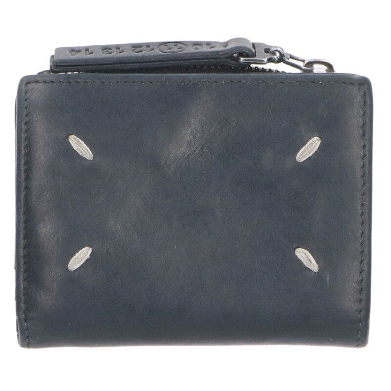 Maison Margiela Maison Margiela Bi-Fold Compact Wallet Black Size ONE SIZE Size ONE SIZE - 1 Thumbnail