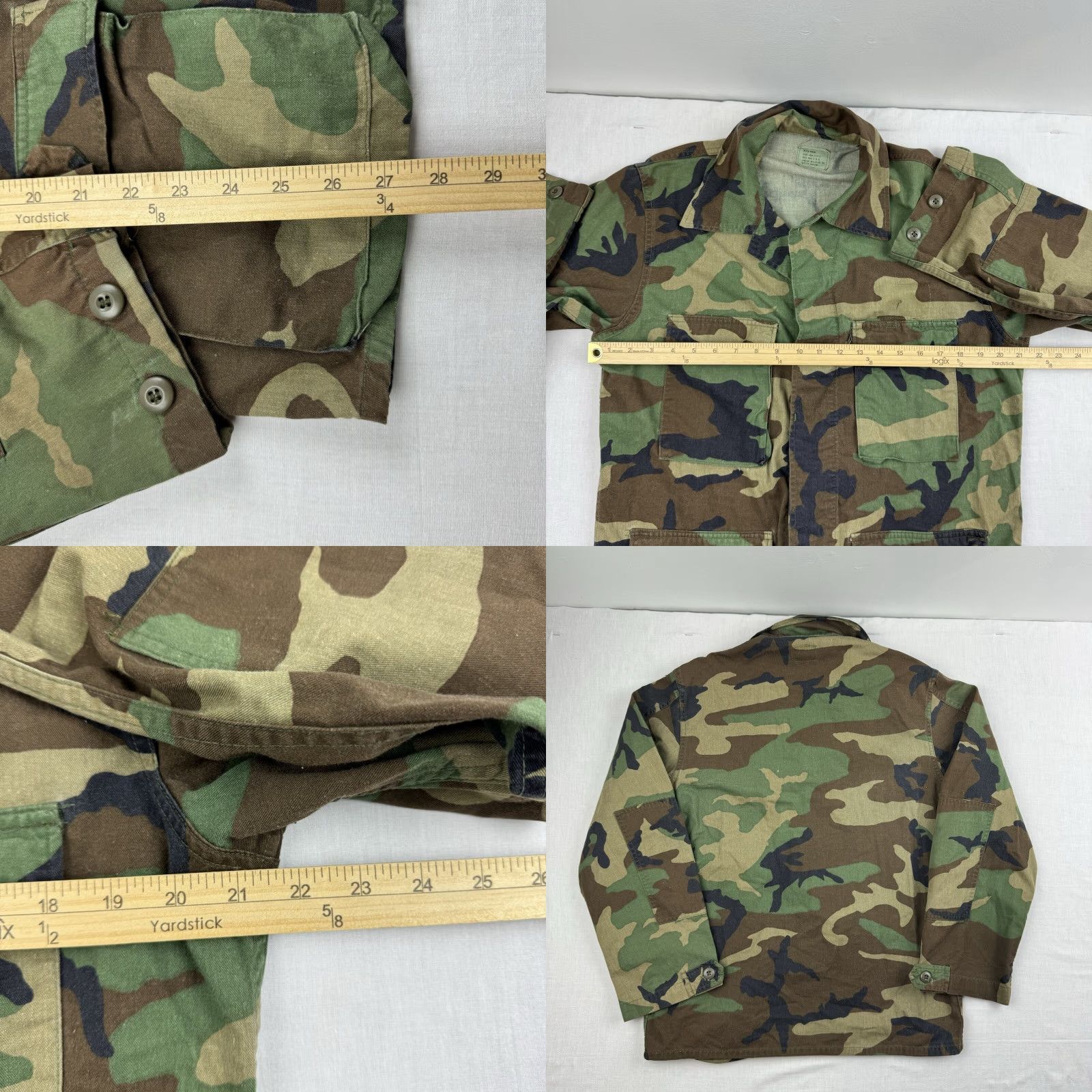 Vintage VINTAGE US Army Button-Up Shirt Adult M Green Military 80s Camouflage Long Sleeve Button-Up Mens Size US M / EU 48-50 / 2 - 8 Thumbnail