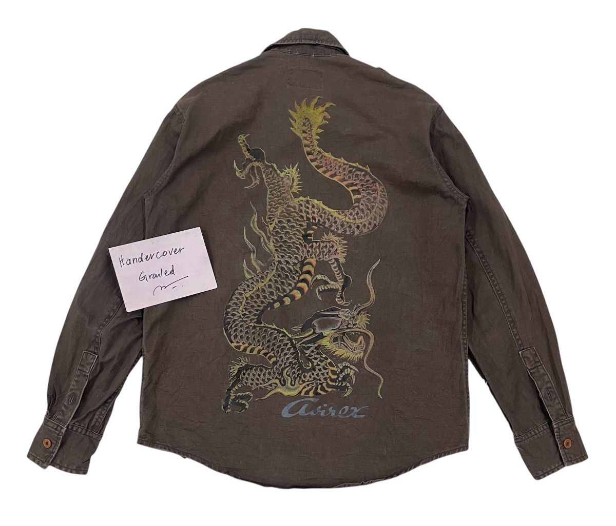 Avirex Dragon Printed Avirex Buttons Up Shirt/Jacket Long Sleeve Size US M / EU 48-50 / 2 - 1 Thumbnail