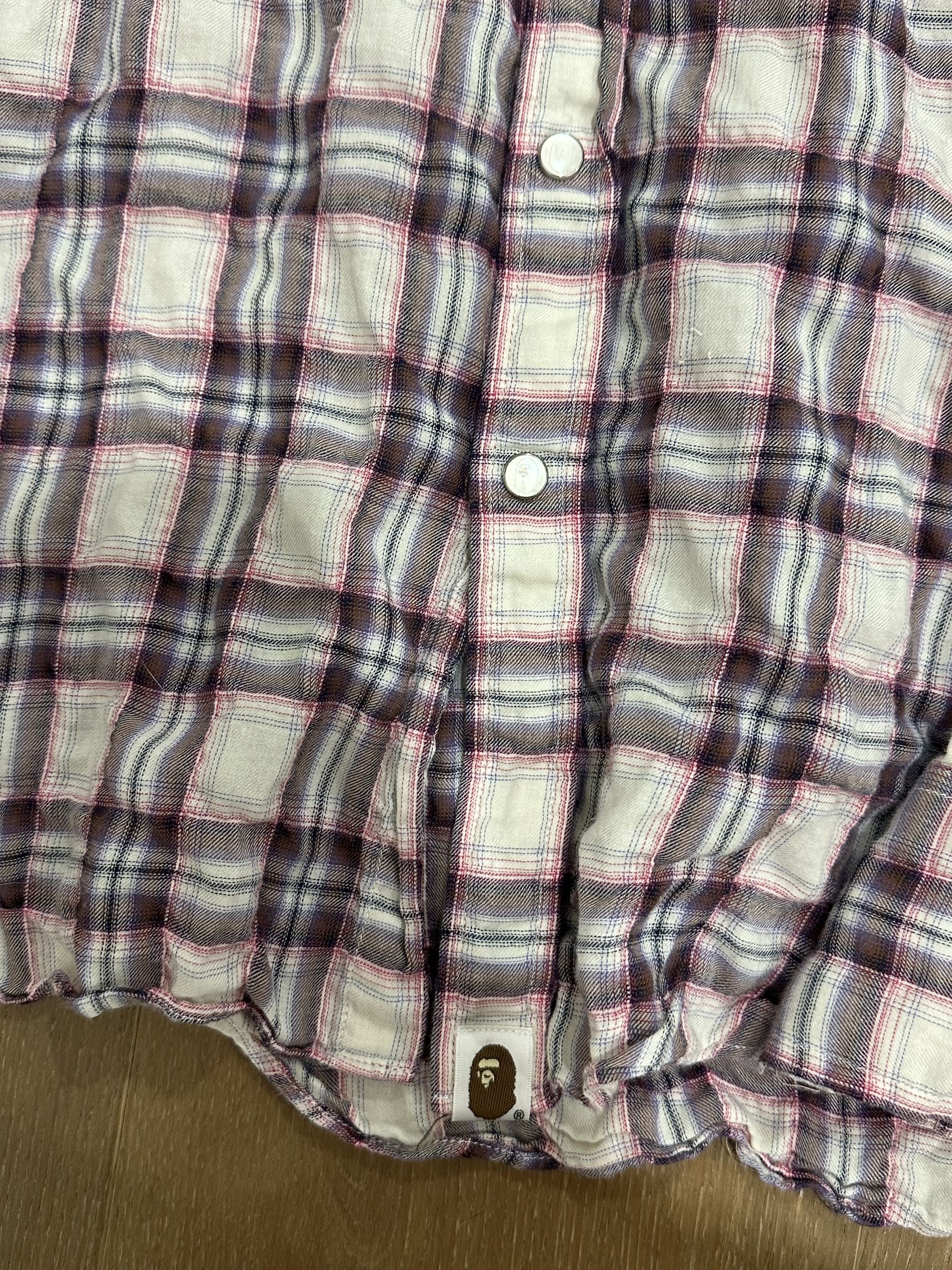 Bape Bape Pink Flannel Size US L / EU 52-54 / 3 - 2 Thumbnail