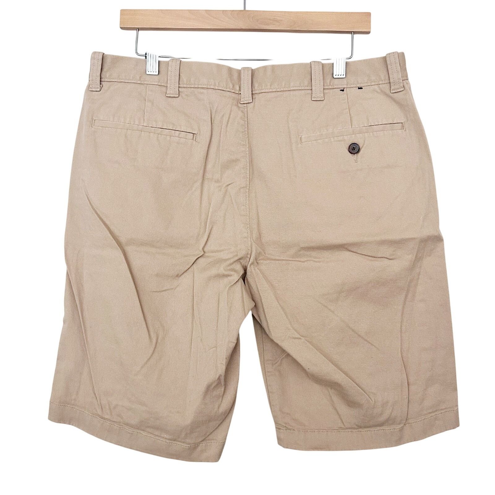 J.Crew J. Crew Tan Flex Chino Flat Front Shorts Sz 34 Size US 34 / EU 50 - 5 Thumbnail