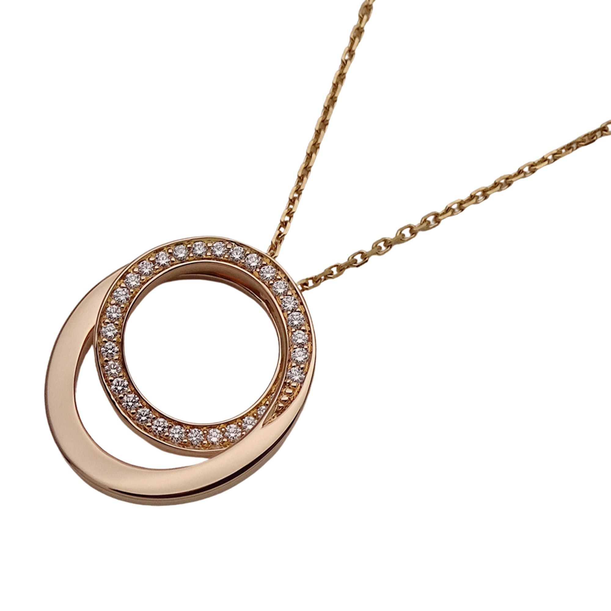 Cartier Cartier necklace for women, brand name, 750PG (pink gold), diamond, etincelle setting, polished. Size ONE SIZE - 1 Thumbnail