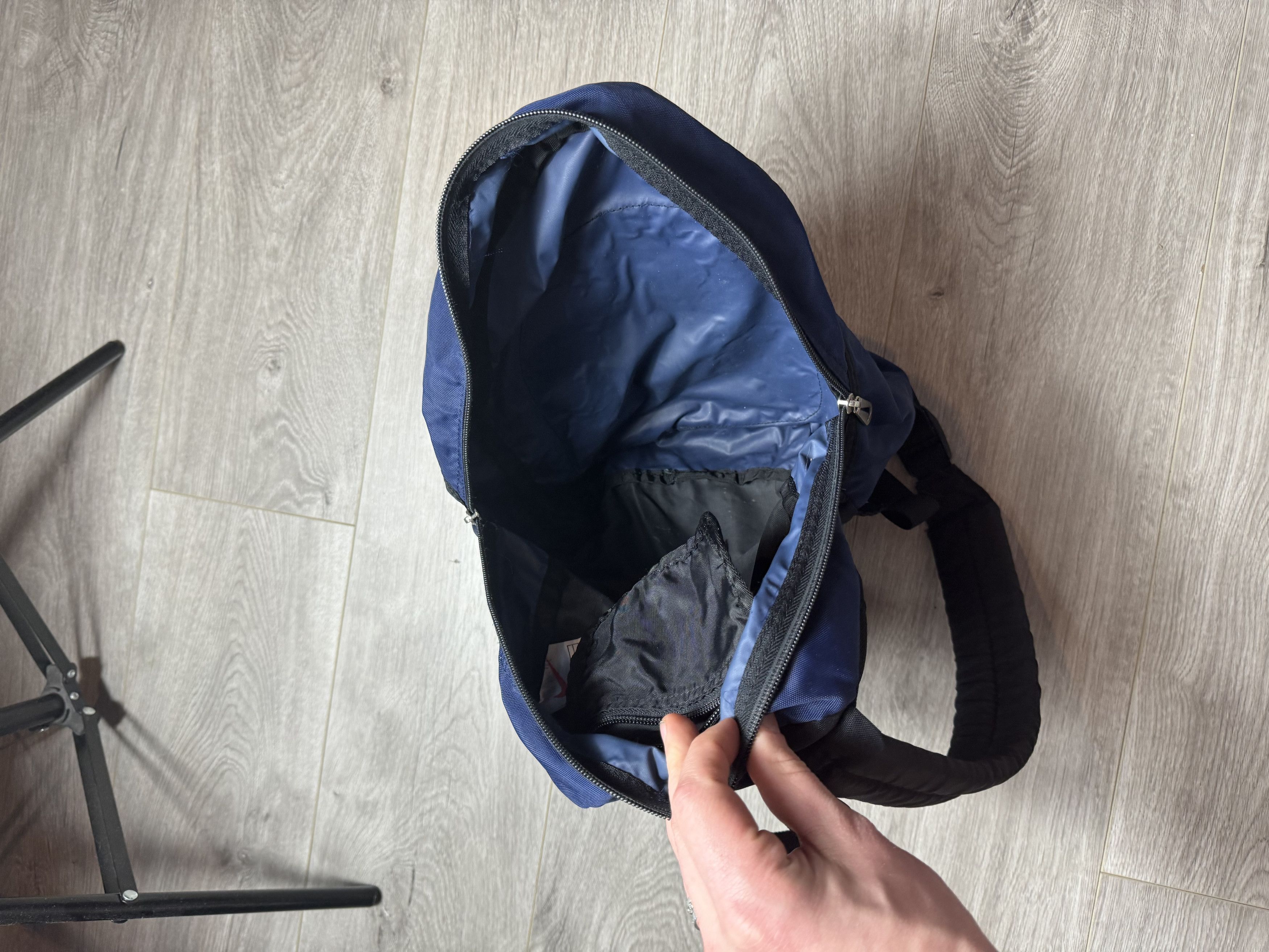 Nike Vintage 90s Nike backpack medium sized big swoosh bag Size ONE SIZE - 7 Thumbnail