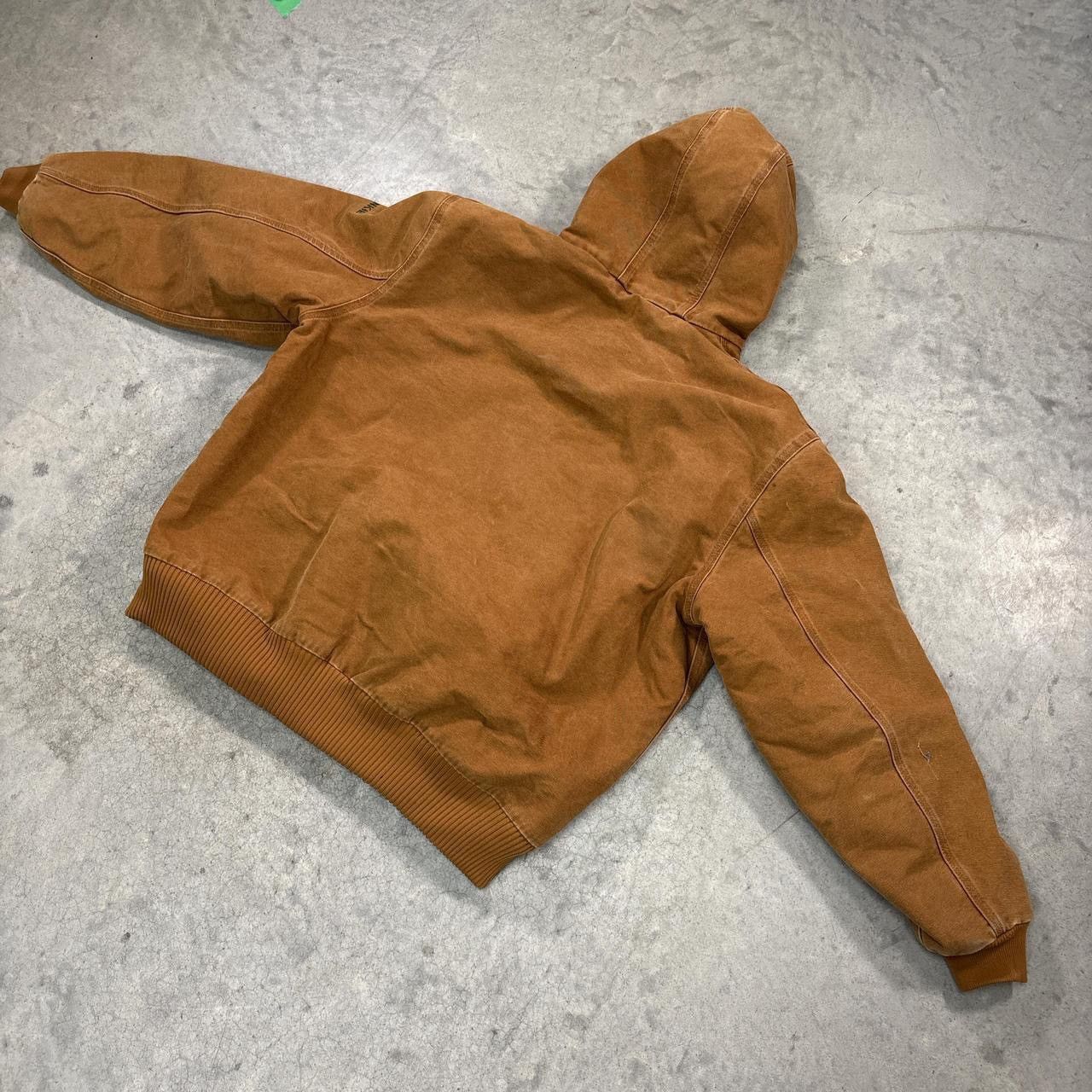 Other Vintage Carhartt Hooded Active Work Wear Jacket Size US XL / EU 56 / 4 - 5 Thumbnail