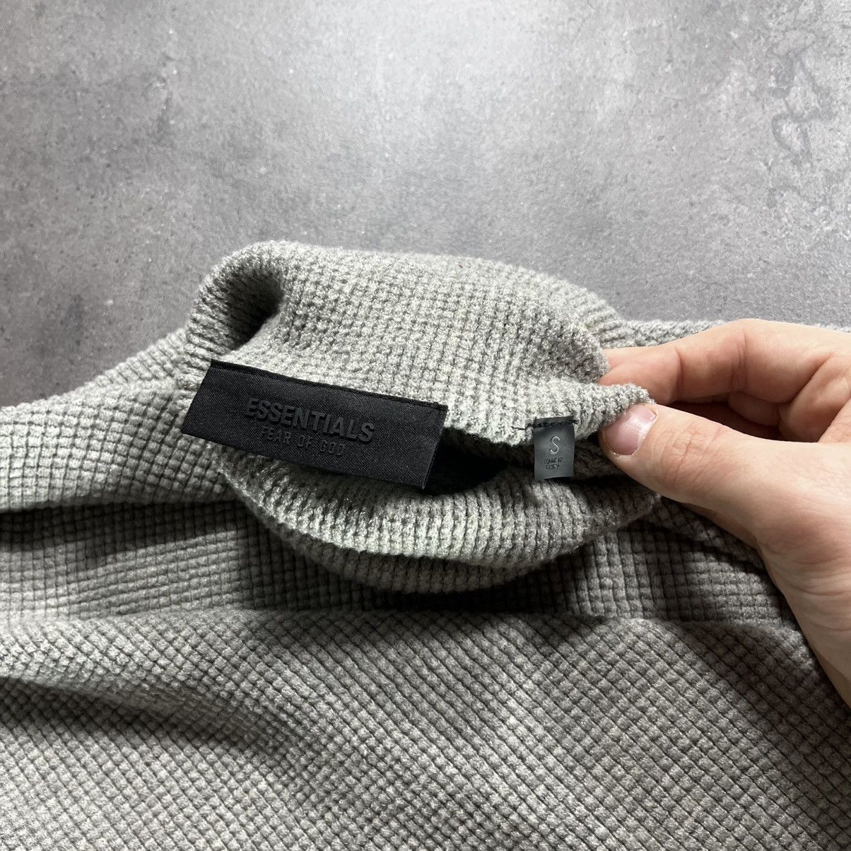 Fear of God Fear of God Essentials FOG Heavy Waffle Turtleneck Sweater Size US M / EU 48-50 / 2 - 8 Thumbnail