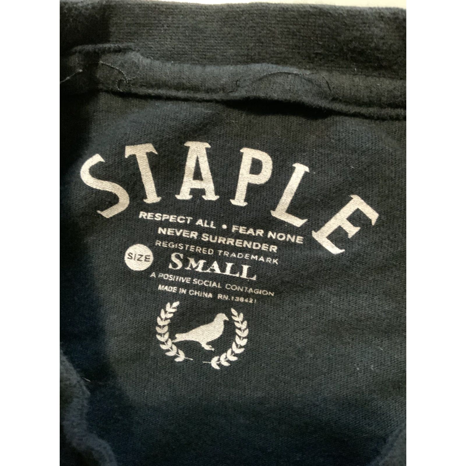 Vintage Staple Pigeon The Staple Standard Black Camouflage Graphic S/S T-Shirt Mens S Size US S / EU 44-46 / 1 - 5 Thumbnail