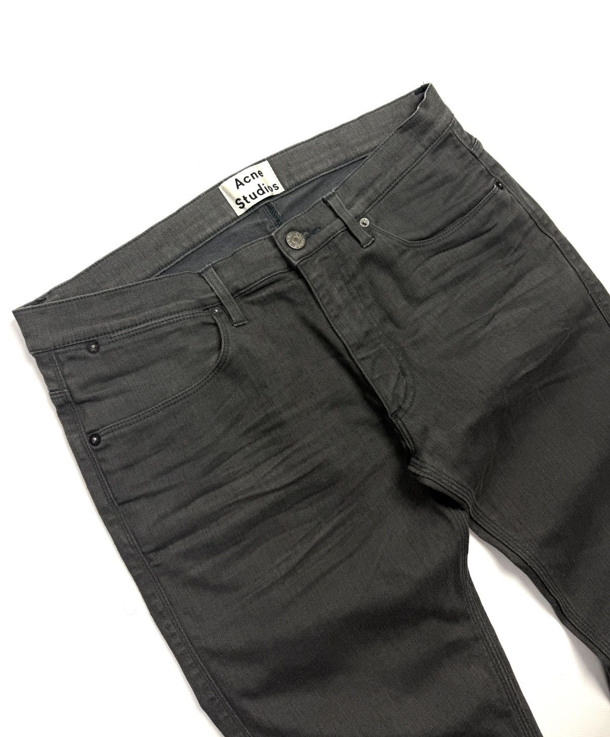 Acne Studios Acne Studios Vintage Stretch Jeans Gray Denim Slim Pants Size US 34 / EU 50 - 6 Thumbnail