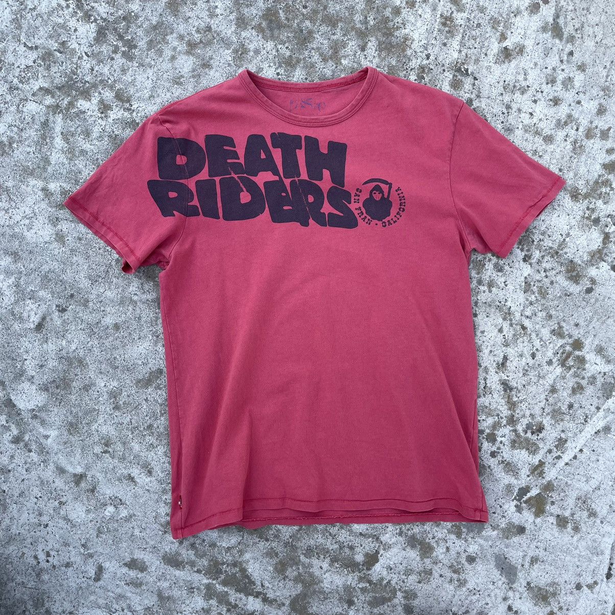 Band Tees × Levi's Vintage Clothing Vintage Levi’s T-shirts Death Rides Logo 90s Y2K Band Tee Size US M / EU 48-50 / 2 - 1 Thumbnail
