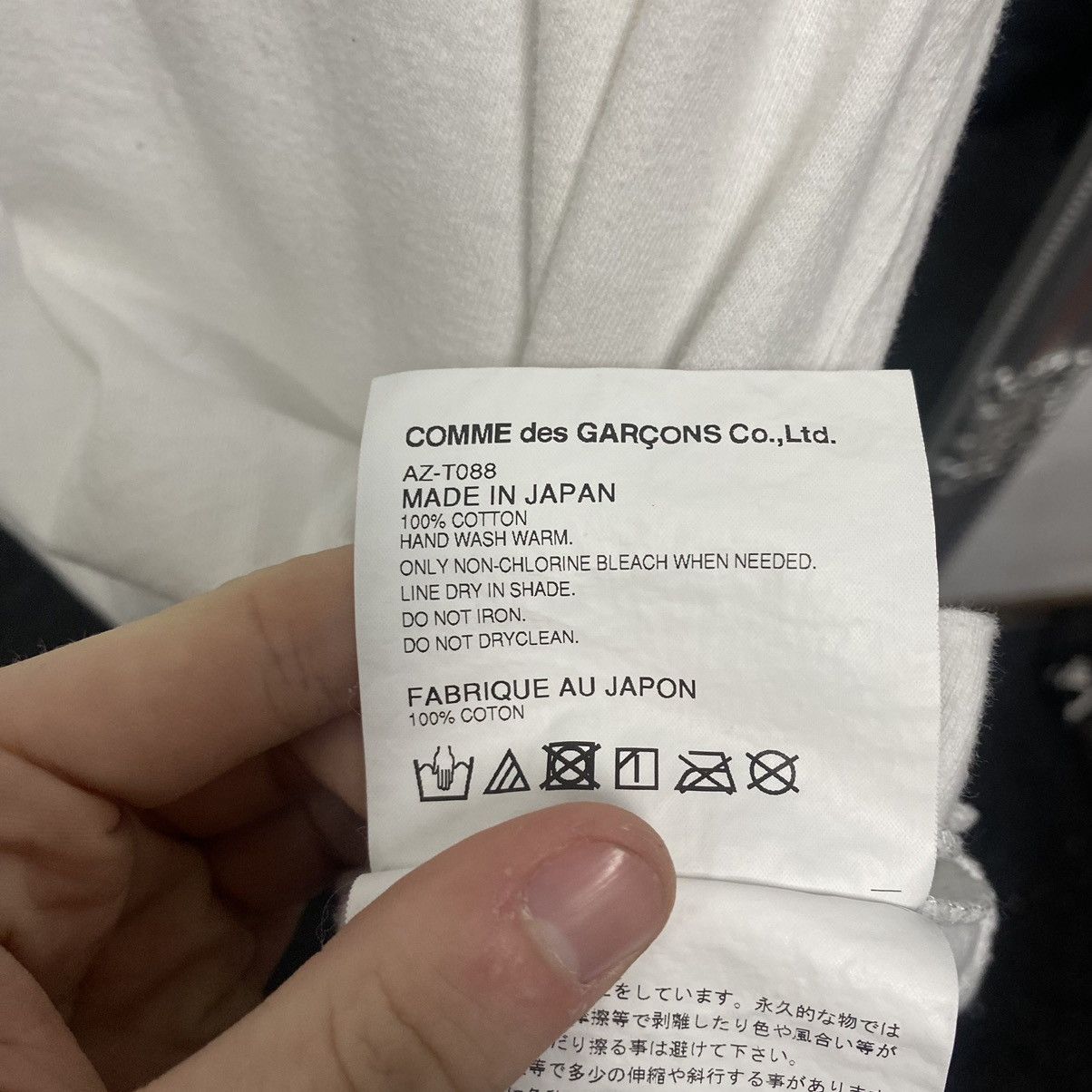 Comme des Garcons CDG Comme des Garcons T-shirt Double Heart Size US M / EU 48-50 / 2 - 8 Thumbnail