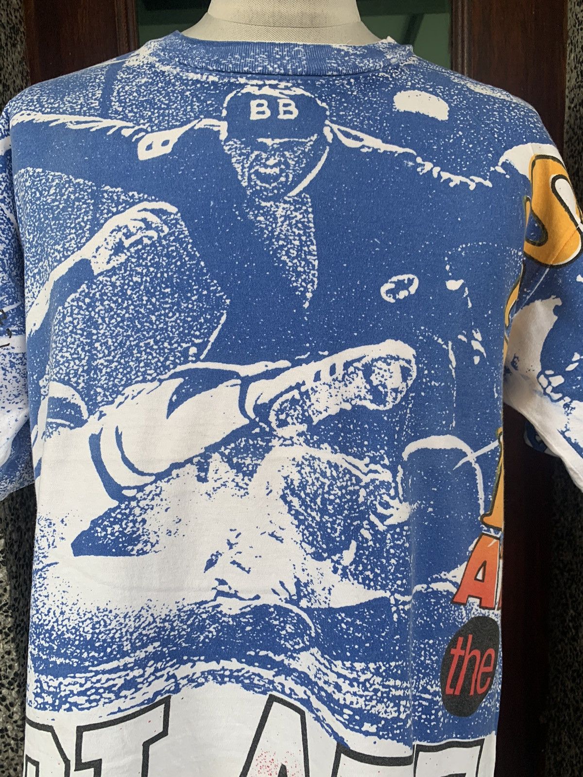 MLB × Vintage Vintage 90s Safe At The Plate RBI King MLB T shirt Size US L / EU 52-54 / 3 - 2 Thumbnail