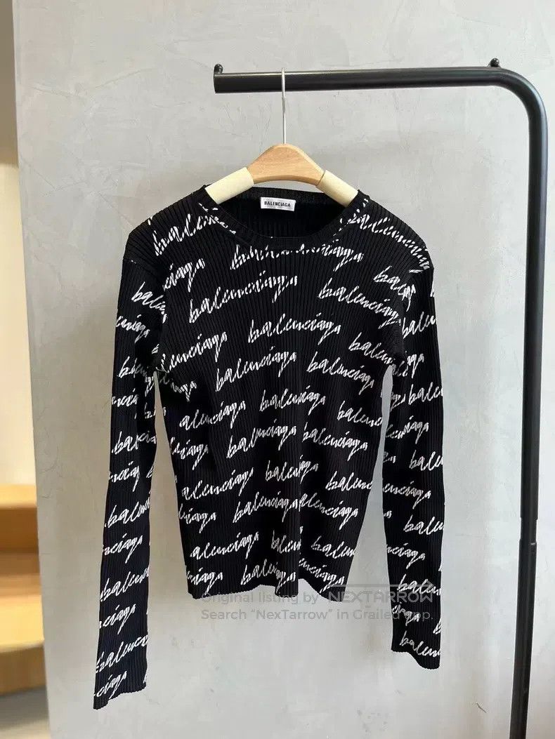 Balenciaga Balenciaga sweater Size US S / EU 44-46 / 1 - 1 Thumbnail