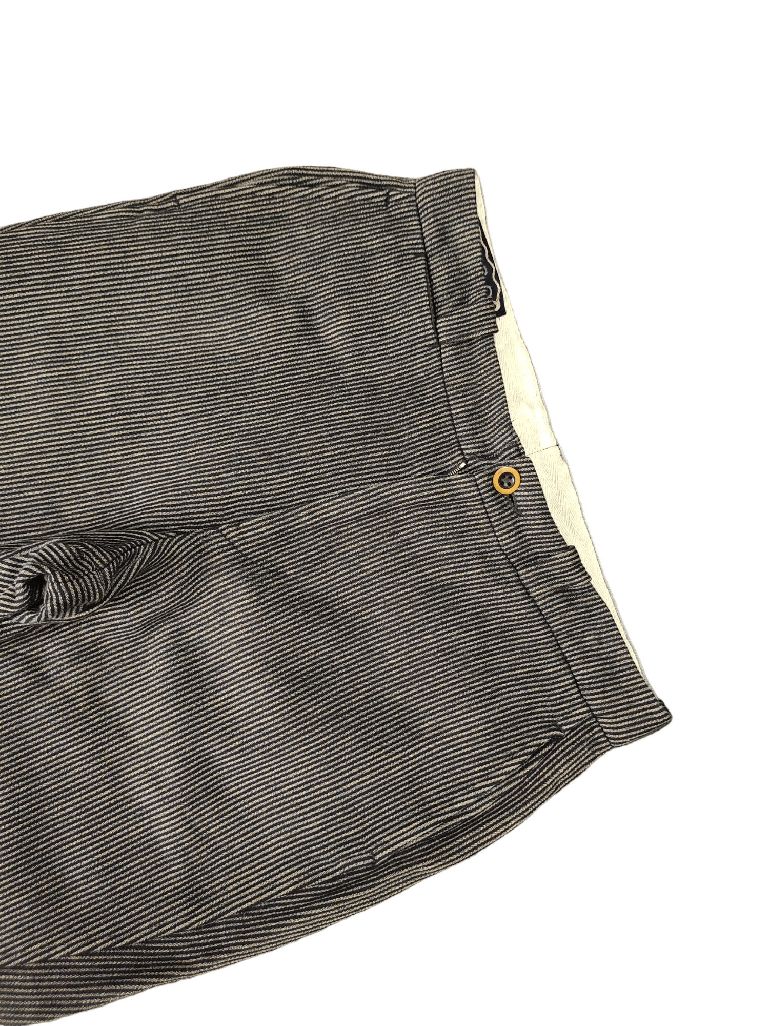 45rpm Japanese Brand 45RPM Striped Button Up 3Q Pants Size 30" / US 8 / IT 44 - 5 Thumbnail