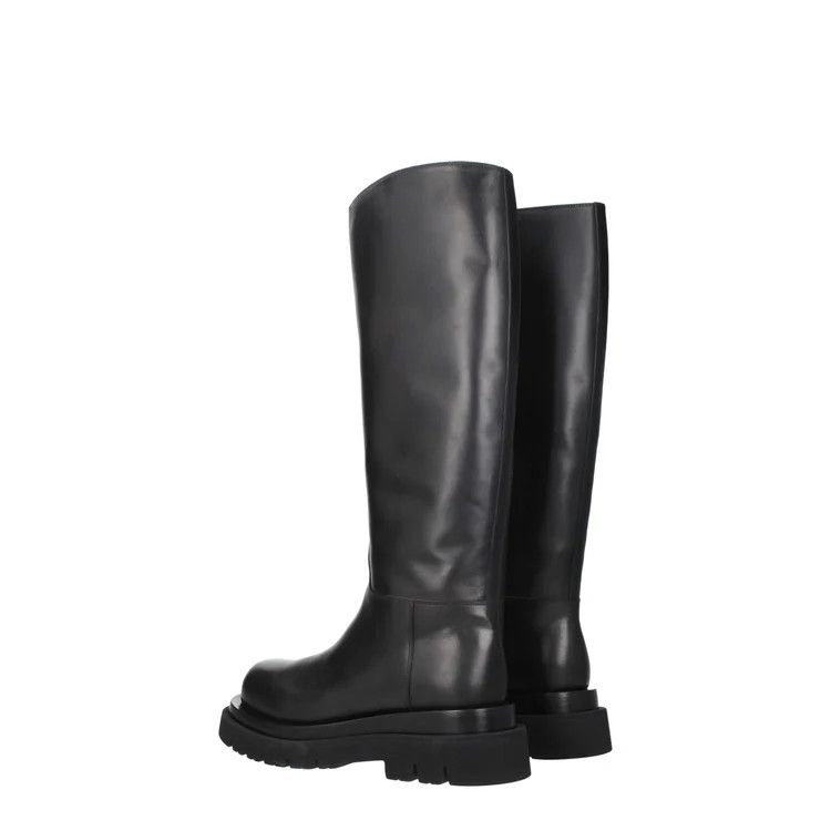 Bottega Veneta ob1o1e0724 Women Leather Boots in Black Size US 11 / IT 41 - 4 Thumbnail