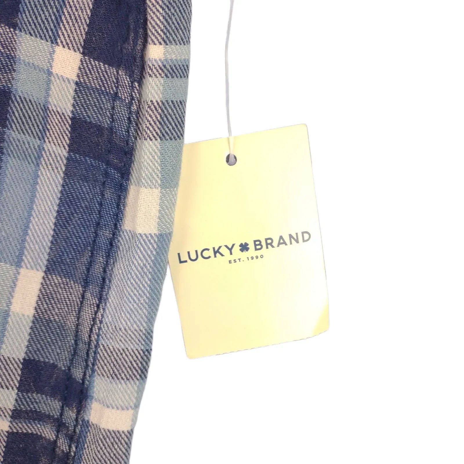 Lucky Brand NWT Lucky Brand Men's Flannel Rockabilly Short Sleeve Shirt Size US L / EU 52-54 / 3 - 3 Thumbnail