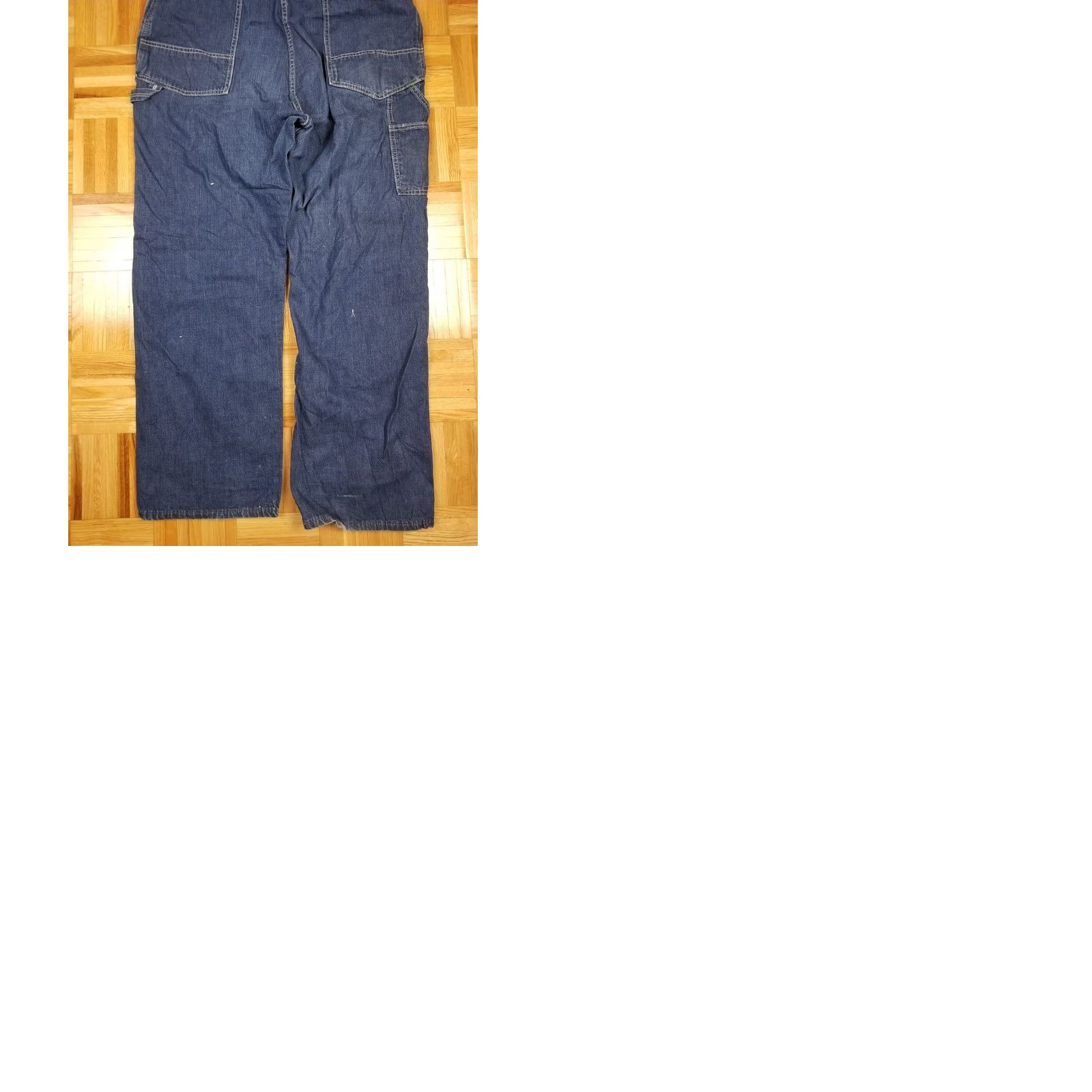 Vintage VINTAGE BIG SMITH SANFORIZED UNION MADE WORK DENIM OVERALL SZ 38 PANTS 38 BLUE JEANS MEN 60s Size US 38 / EU 54 - 9 Thumbnail