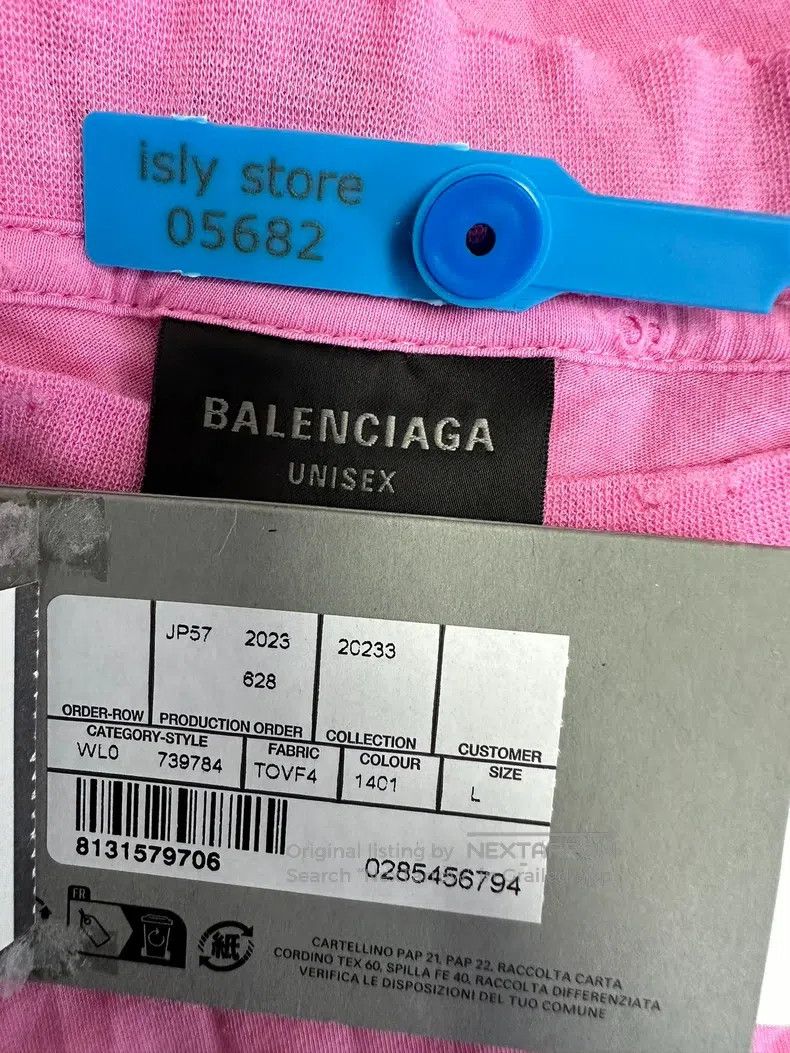 Balenciaga Balenciaga Letter Printed Round Neck Casual Sleeveless T-S Size US L / EU 52-54 / 3 - 4 Thumbnail