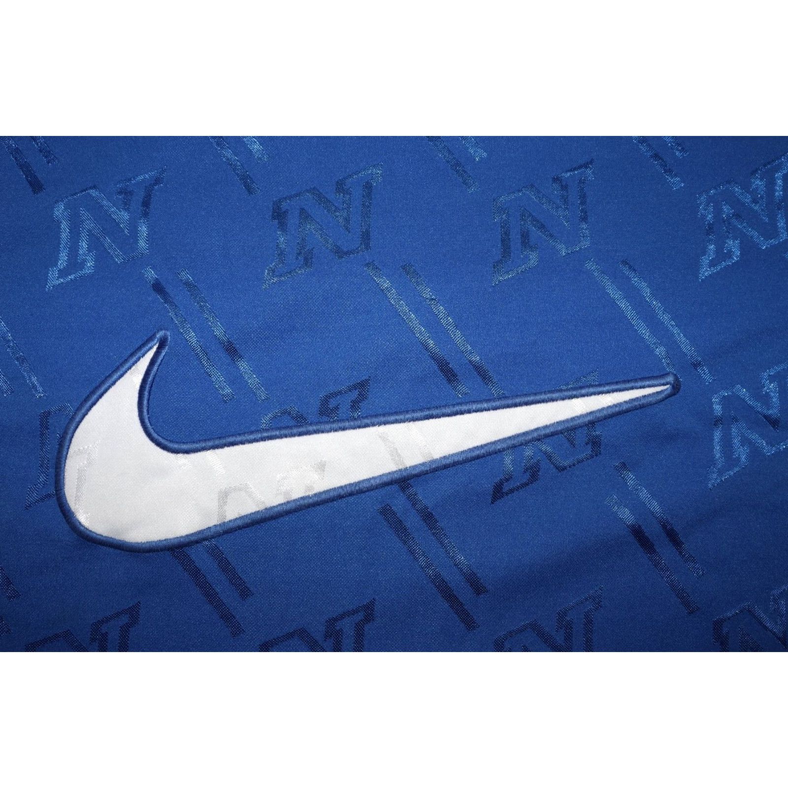 Nike NIKE PREMIER BIG SWOOSH SIZE M 90S VINTAGE FOOTBALL SHIRT BLACK BLUE 1995 JERSEY Size US M / EU 48-50 / 2 - 2 Thumbnail