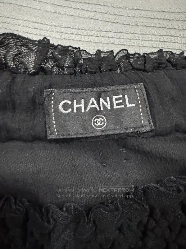 Chanel Chanel Black Cotton Pullover Top . Size S / US 4 / IT 40 - 3 Thumbnail