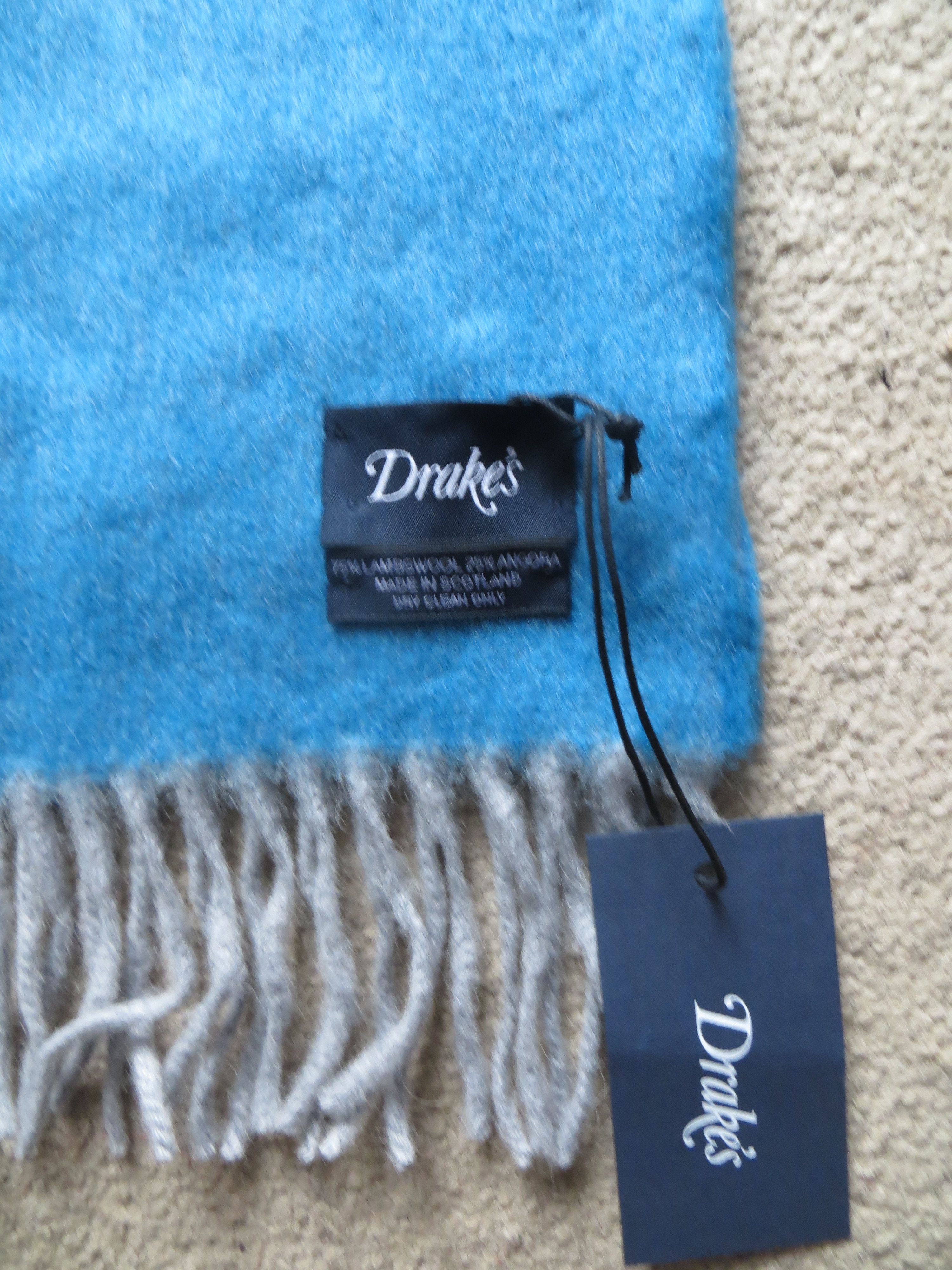 Drake's DRAKE'S MADE IN SCOTLAND WOOL SCARF Size ONE SIZE - 2 Thumbnail