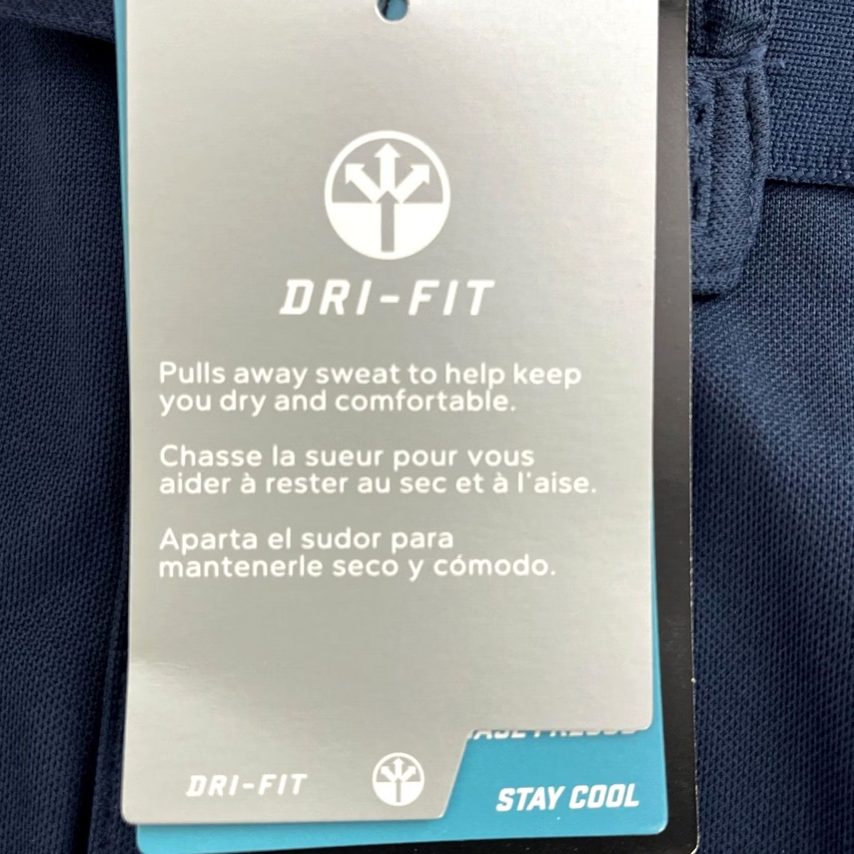 Nike Nike Golf Dri-Fit Mens L Navy Short Sleeve Polo Shirt Casual Sports New Size US L / EU 52-54 / 3 - 6 Thumbnail