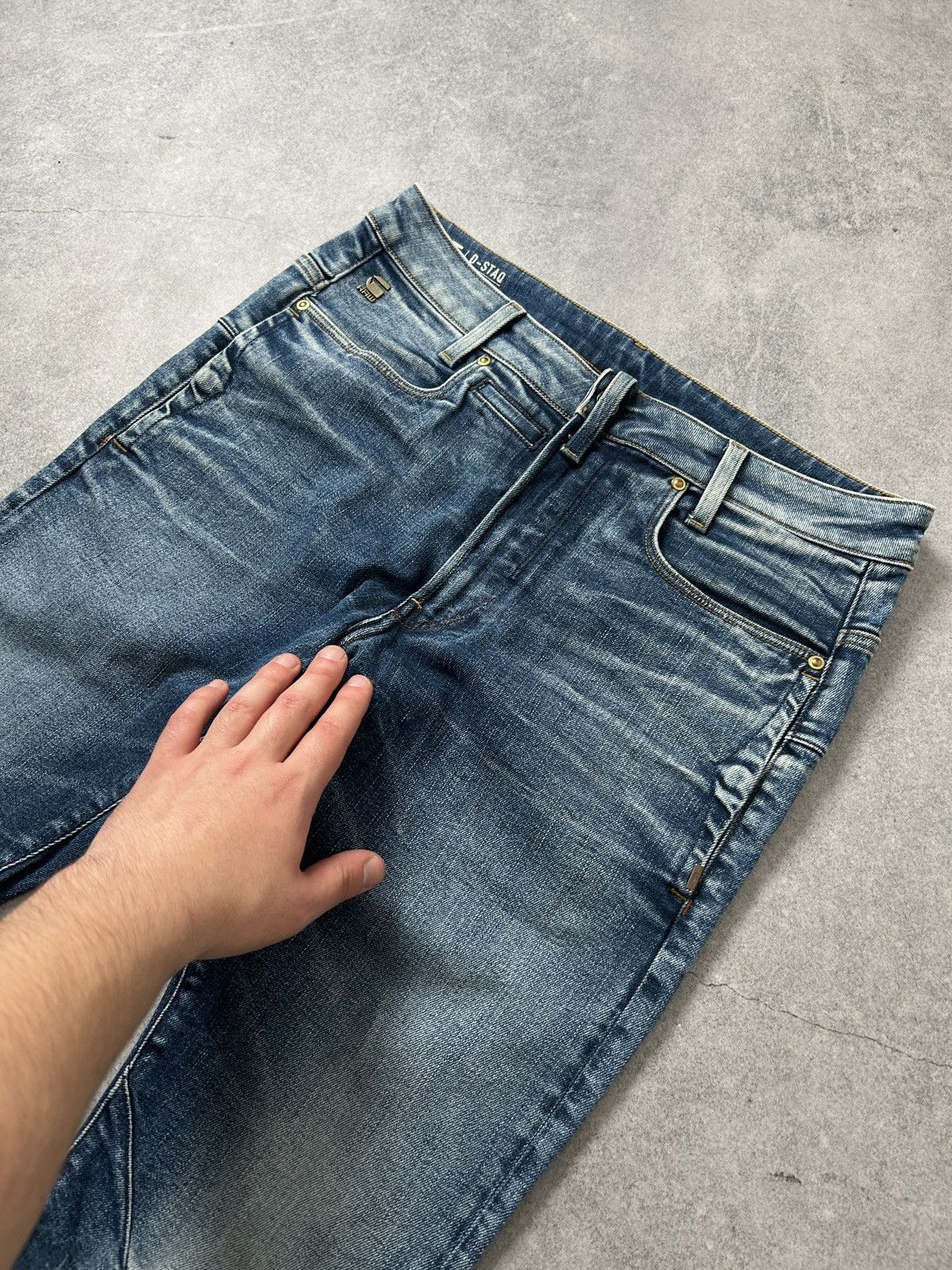 G-Star D-STAQ 3D Super Slim G star-Raw jeans mens 33/32 Size US 32 / EU 48 - 5 Thumbnail