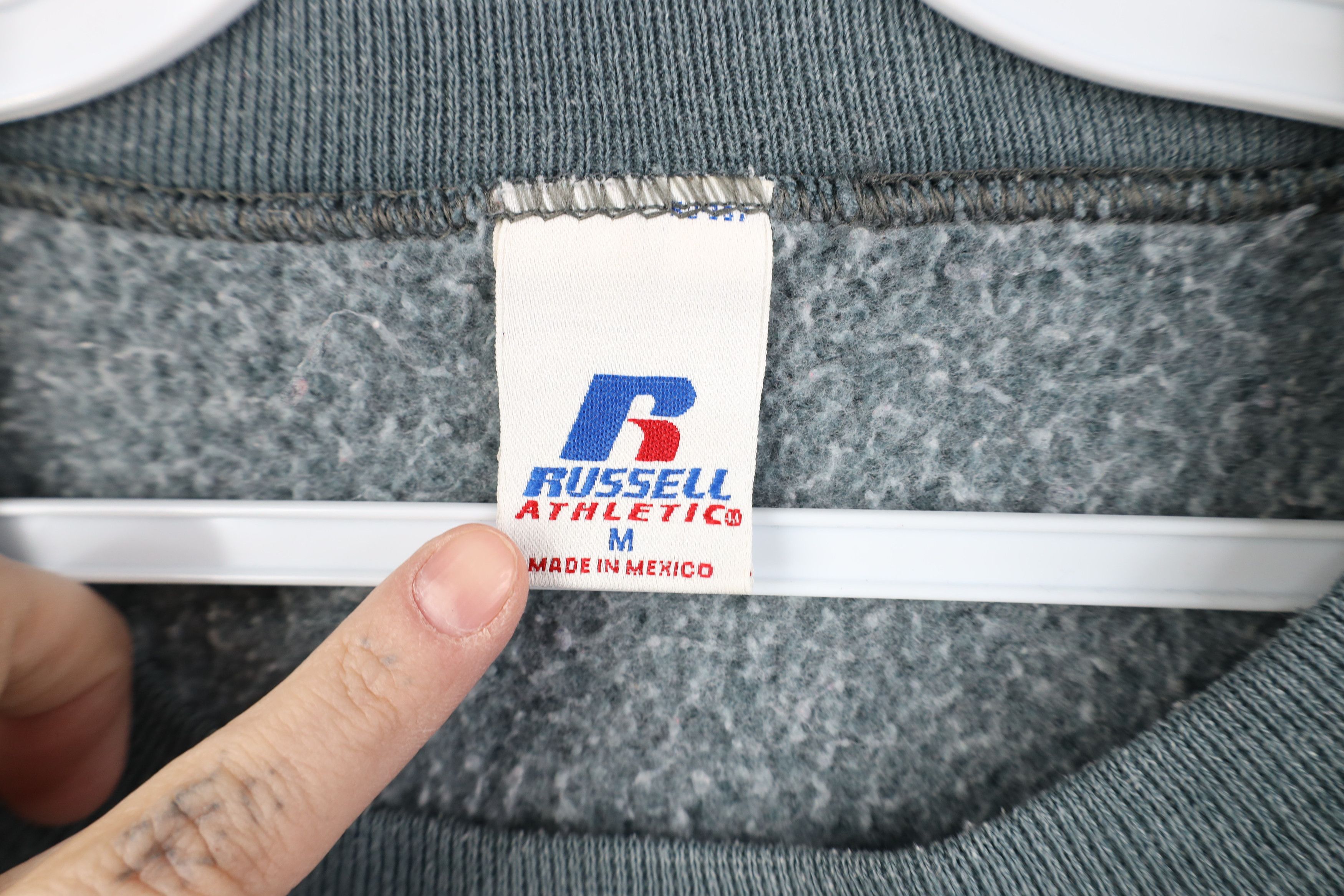 Russell Athletic Vintage 90s Russell Athletic Blank Crewneck Sweatshirt Gray Size US M / EU 48-50 / 2 - 7 Thumbnail