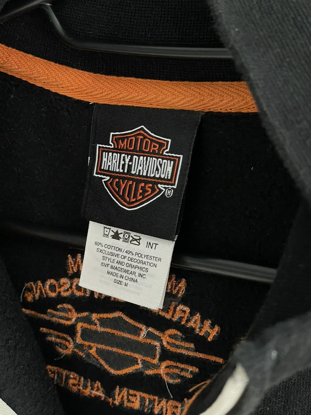 Harley Davidson × Hysteric Glamour Vintage Y2K Harley Davidson Zip-up Glamour Hoodie Size M / US 6-8 / IT 42-44 - 9 Thumbnail