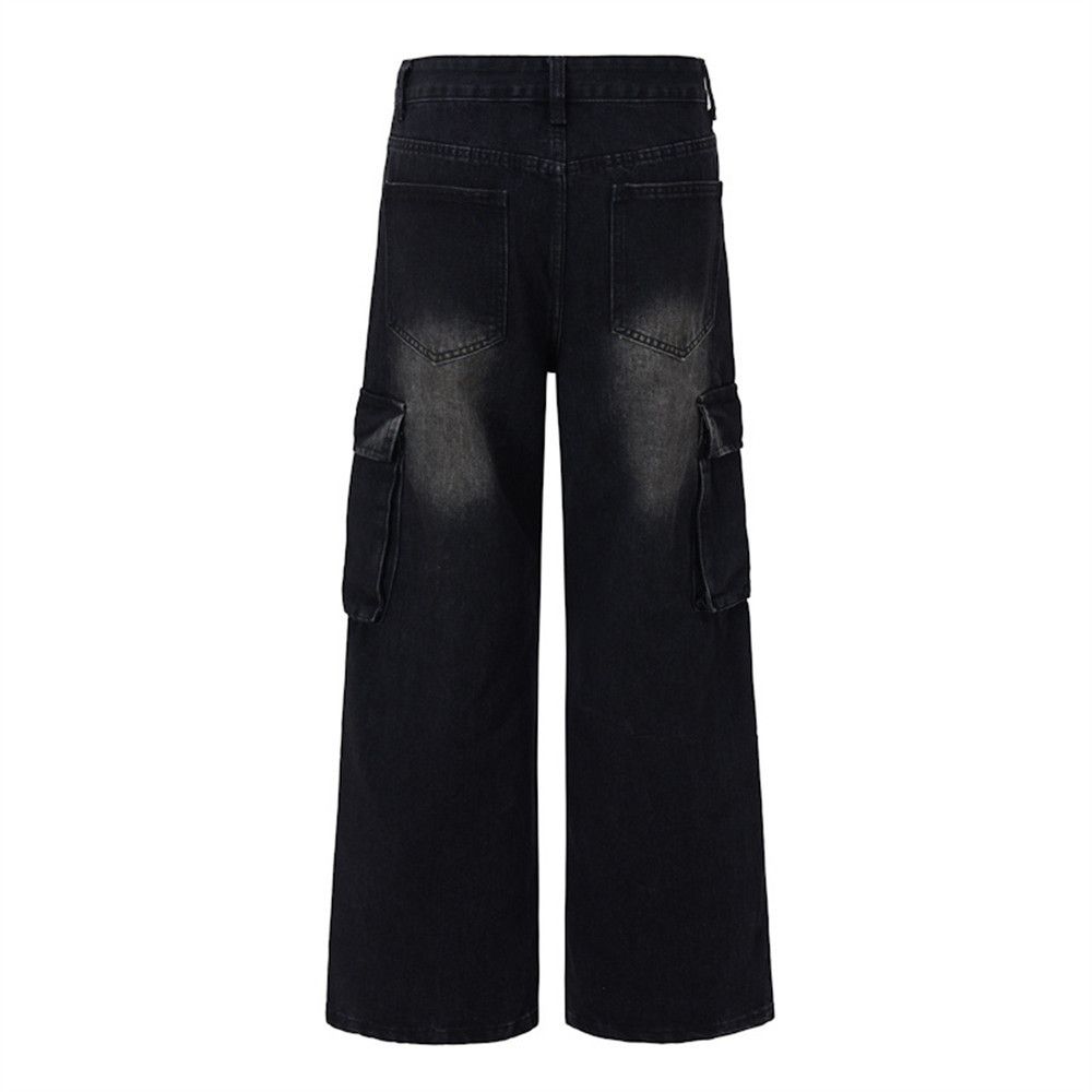 Vintage Distressed washed punk vintage men's loose work jeans Size US 32 / EU 48 - 6 Thumbnail